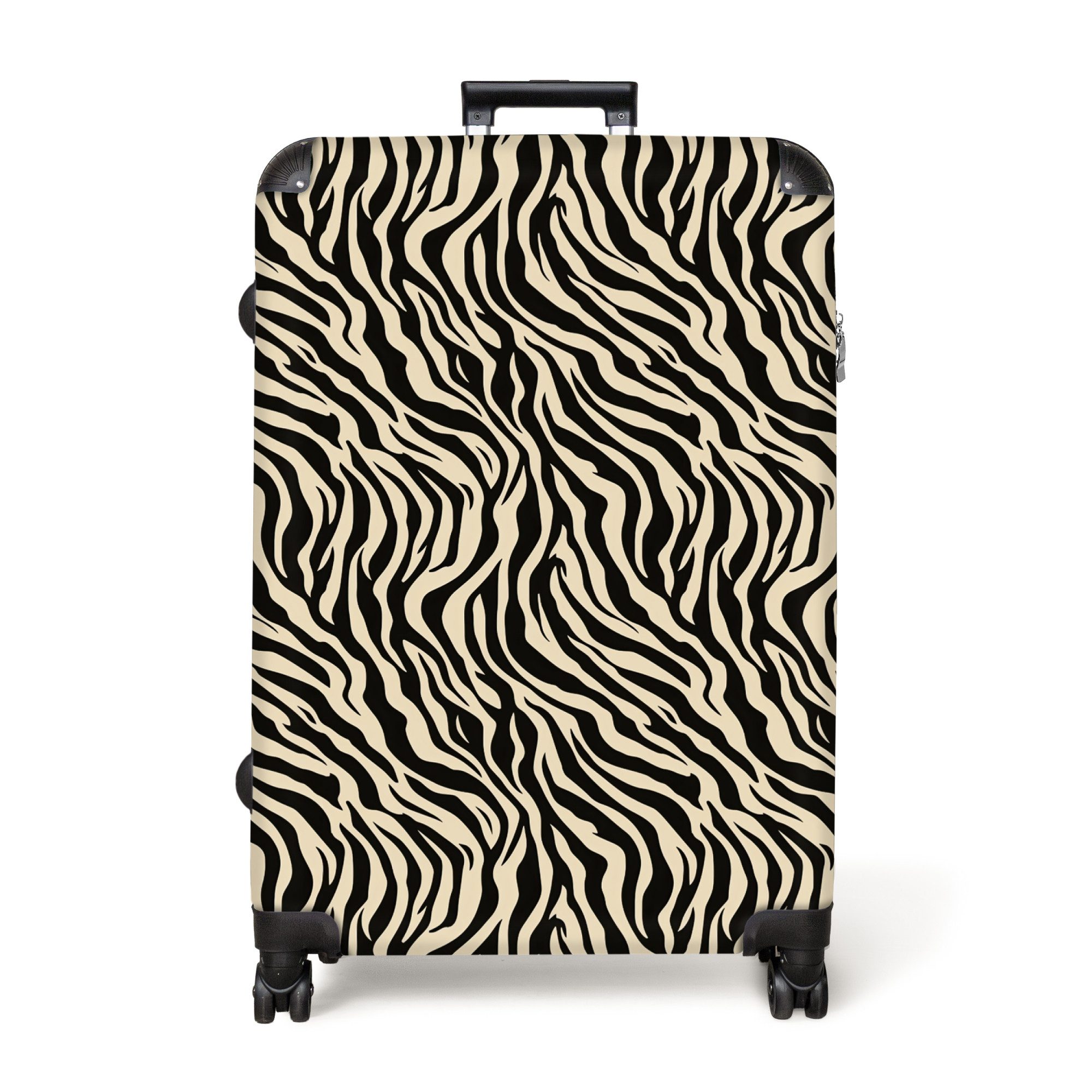 NoBoringSuitcases.com© Hartschalen-Trolley Tiermuster - Zebra - günstig online kaufen