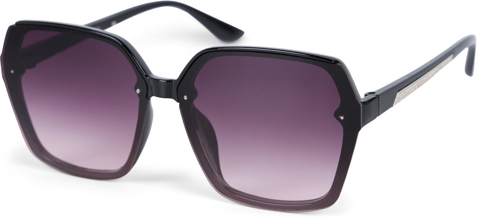 styleBREAKER Sonnenbrille (1-St) Getönt Gestell Schwarz / Glas Grau Verlauf | Sonnenbrillen
