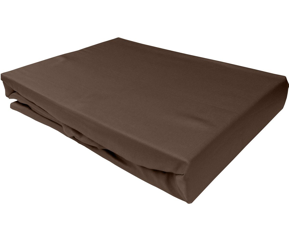 BETTWAESCHE-MIT-STIL Spannbettlaken Mako Satin Spannbettlaken, Matratzenhöh günstig online kaufen