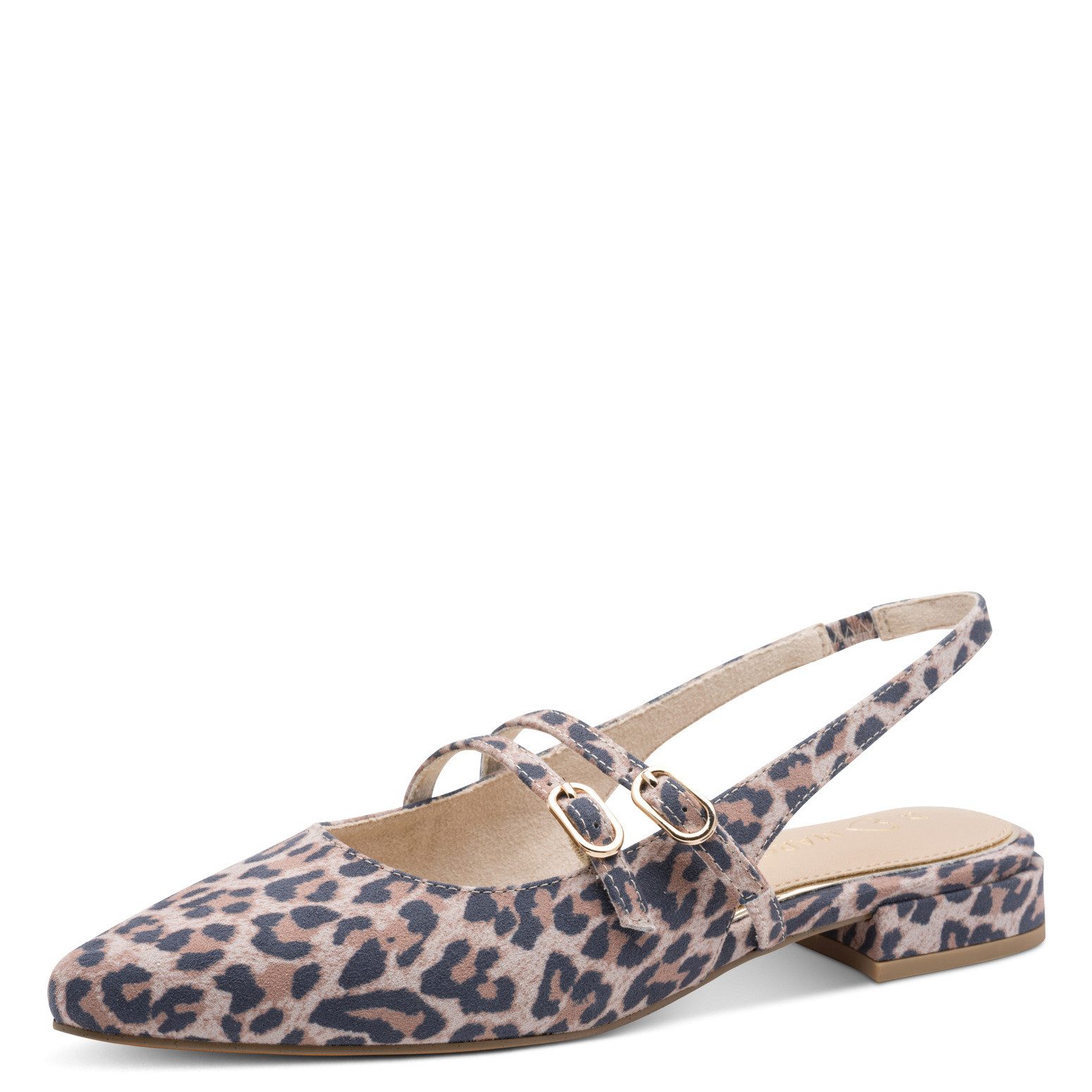 MARCO TOZZI Slingpumps Blockabsatz, Businessschuh mit verstellbaren Schnallen