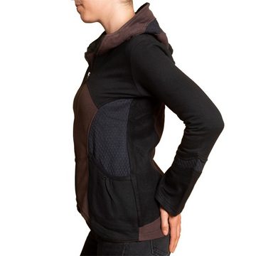 PANASIAM Wolljacke Damen Fleecejacke, leichte Übergangsjacke aus Baumwolle