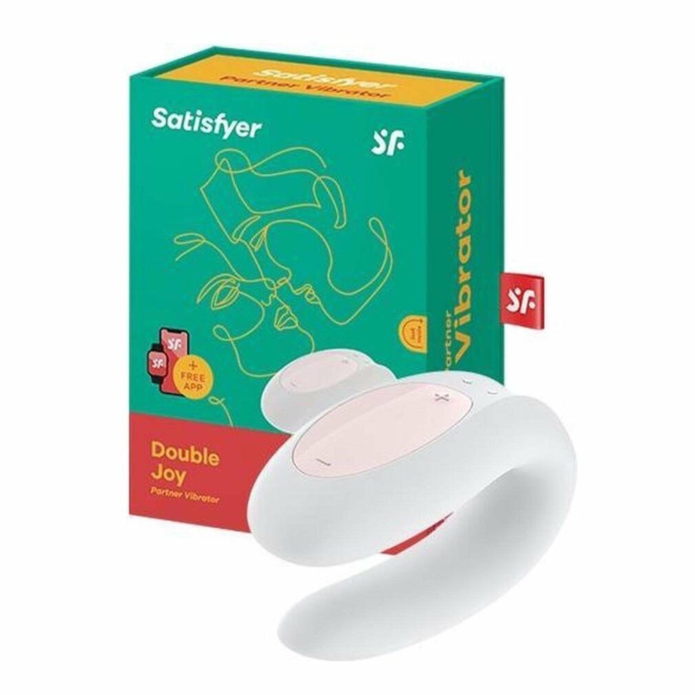 Satisfyer Paar-Vibrator Satisfyer "Double Joy Connect App", Paarvibrator,  Bluetooth, 9cm