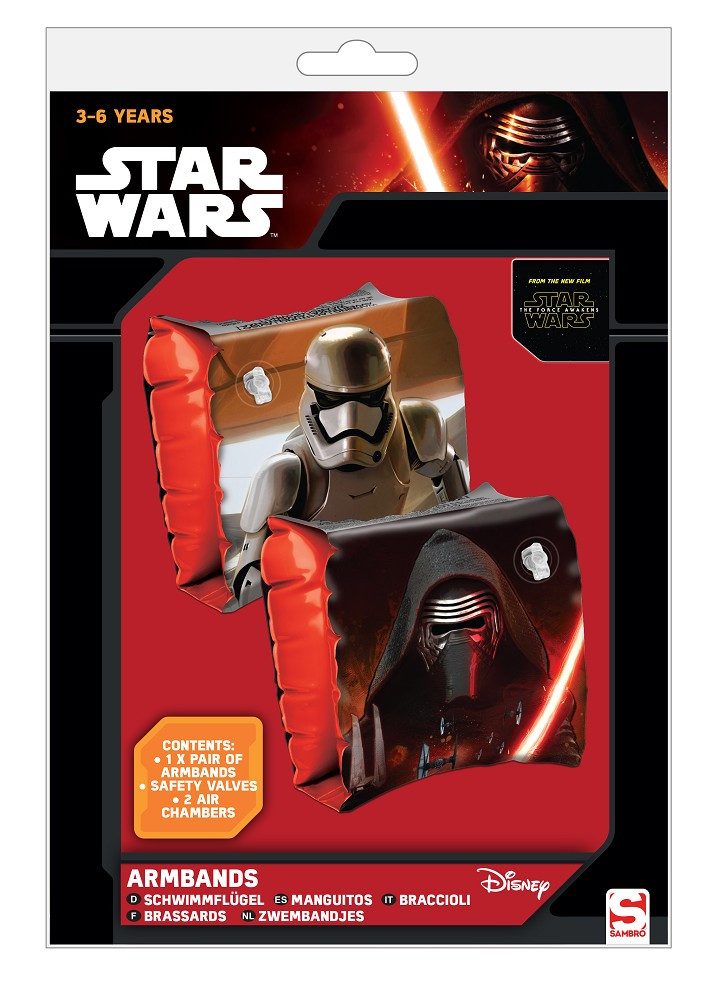 Star Wars Schwimmbrille Schwimmflügel Schwimmhilfe MARVEL AVENGERS Hulk Thor STAR WARS Kylo, (2-St)