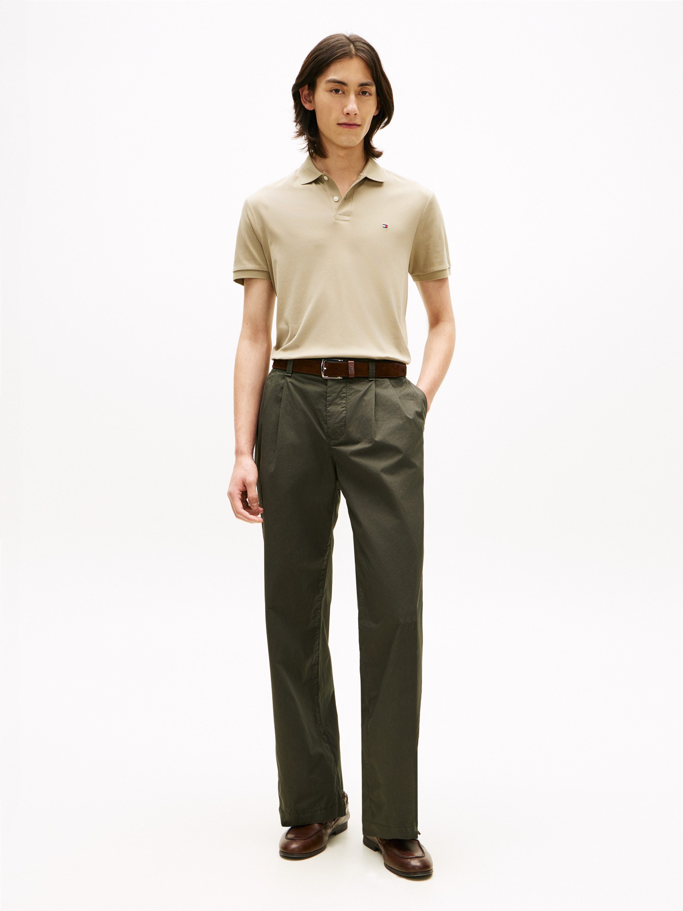 Tommy Hilfiger Poloshirt LIQUID COTTON REGULAR SEASONAL mit Logostickerei