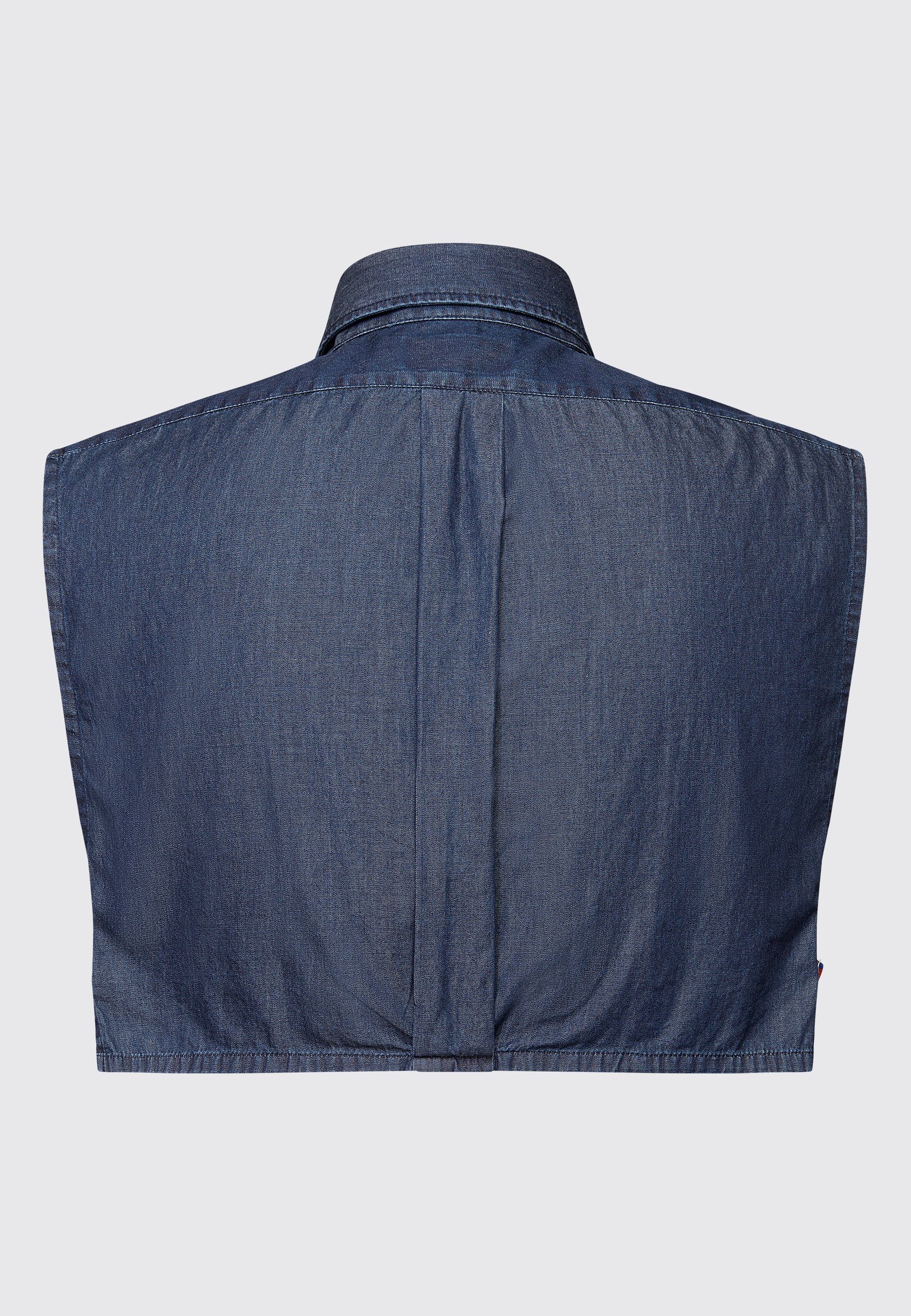 Kragen Eleganter Kragnart Hergestellt Jeans - Fake für in Modischer Button-Down-Kragen, Männer, Krageneinsatz, Hemdkragen Einsteckkragen blau Europa -
