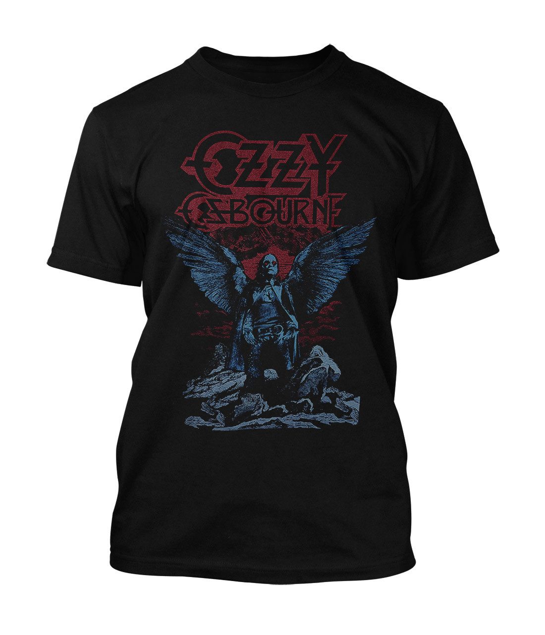 Ozzy Osbourne T-Shirt Angel Wings günstig online kaufen