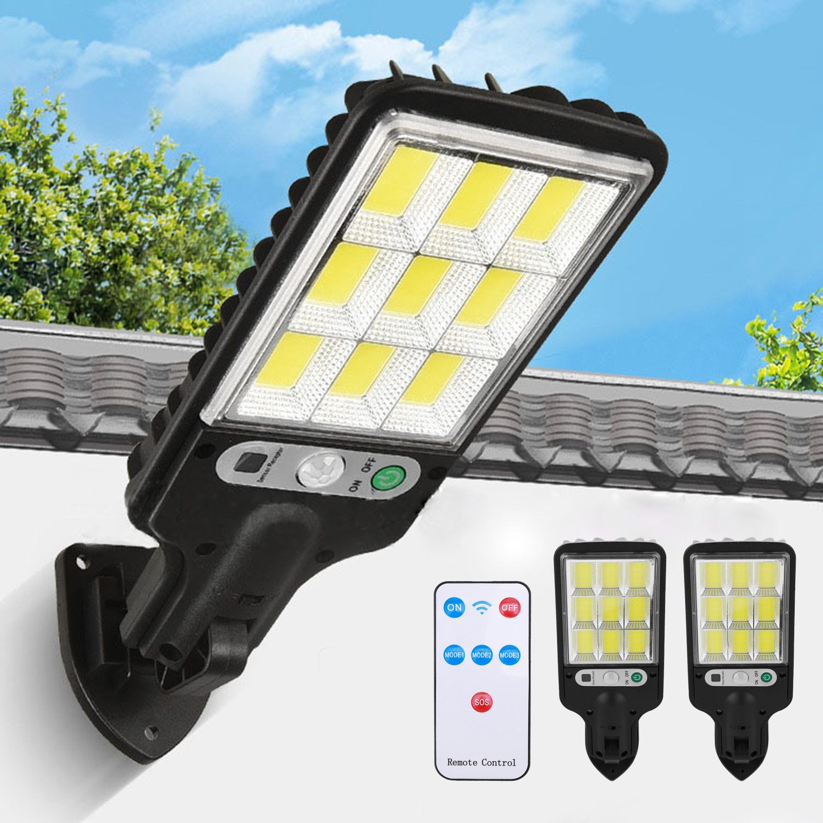 BlingBin LED Solarleuchte 2 LED Solarleuchten günstig online kaufen