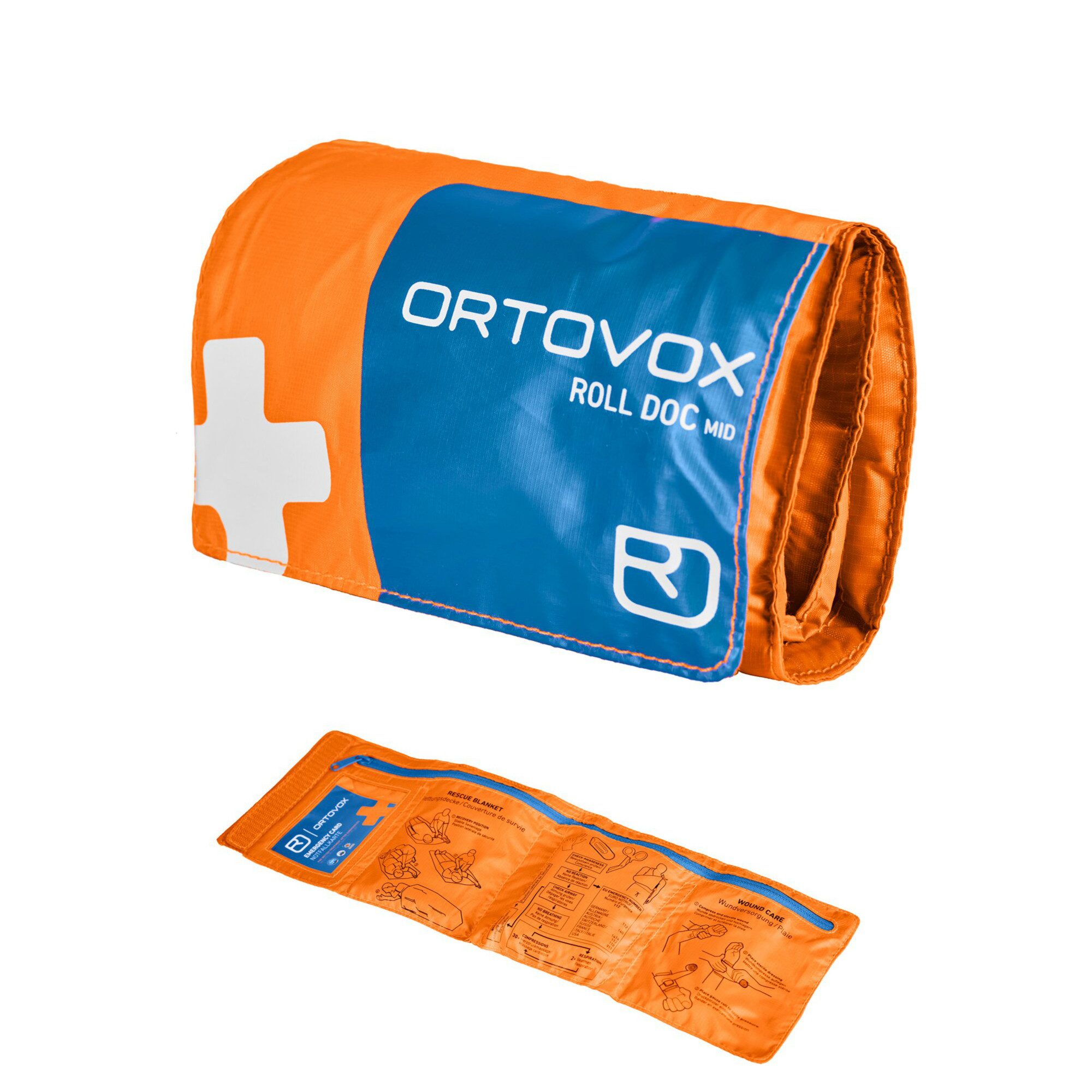 Ortovox Erste-Hilfe-Set FIRST AID ROLL DOC MID orange