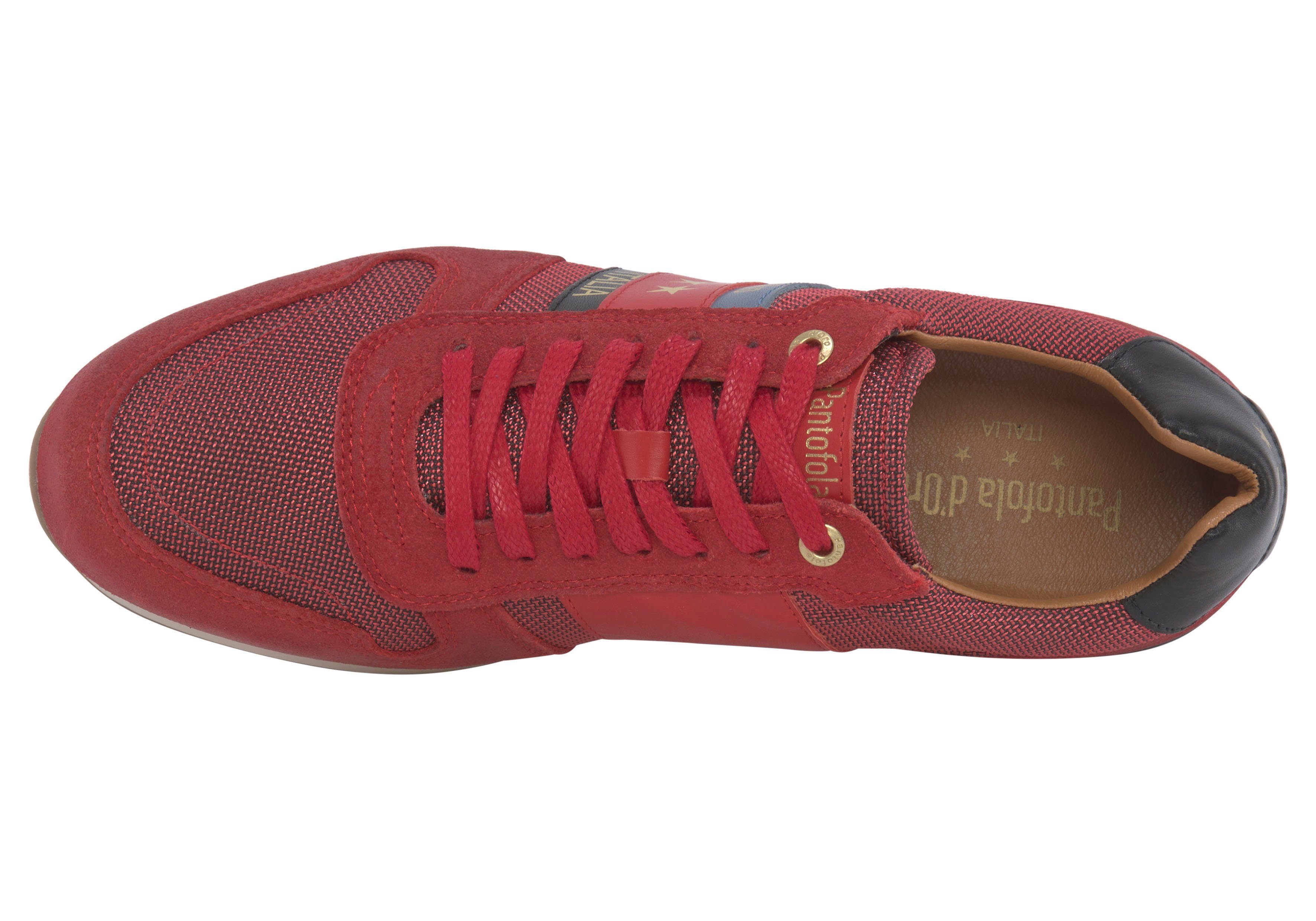im UOMO LOW Pantofola Sneaker Business N rot RIZZA Look d´Oro Casual