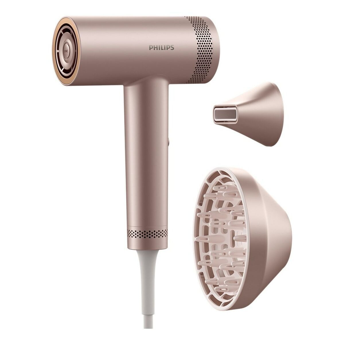 Philips Haartrockner Föhn Philips BHD83710 Champagner 1400 W