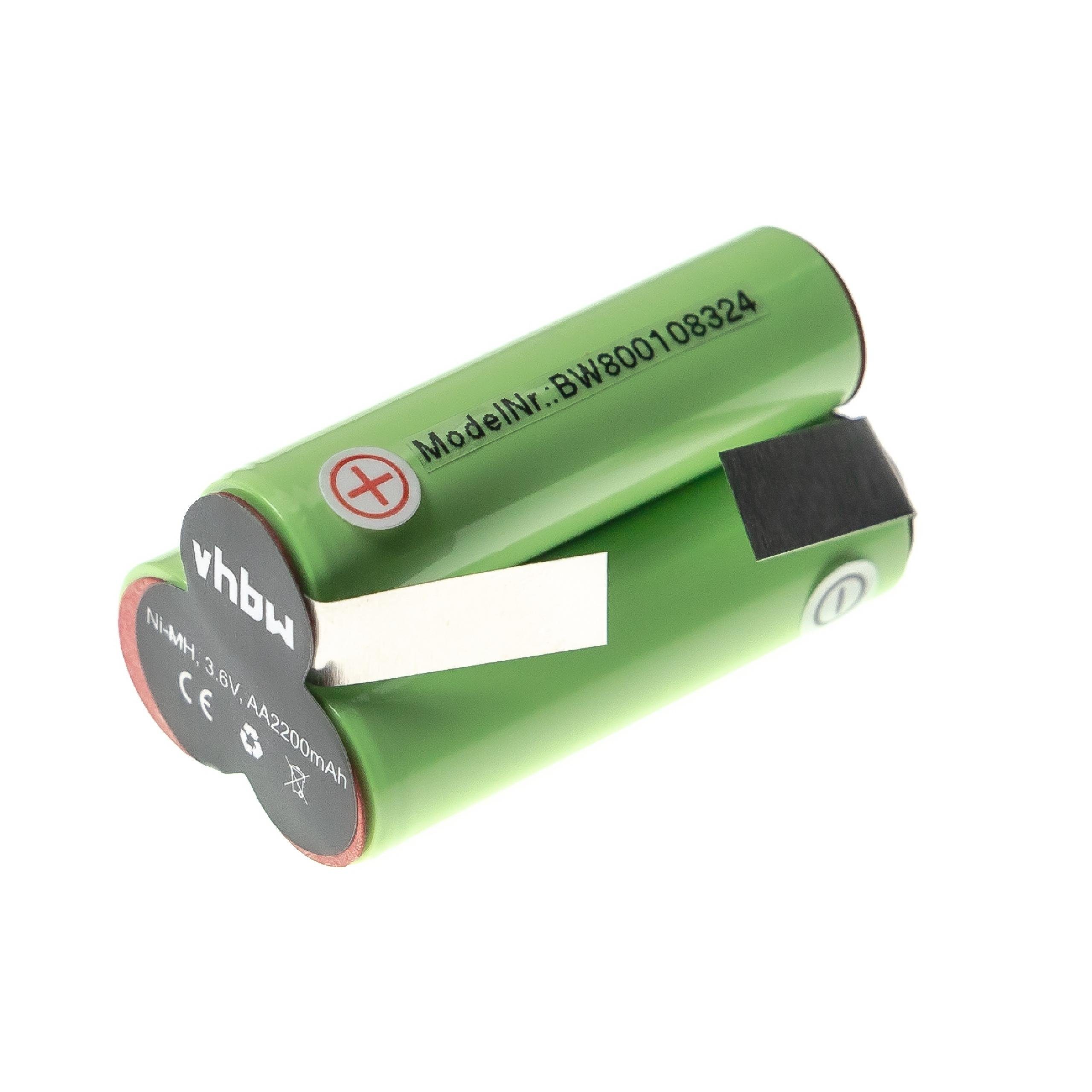 vhbw Staubsauger-Akku Ersatz für AEG / Elektrolux Type 141 für Staubsauger / Haushalt Staubsauger (2000mAh, 3,6V, NiMH) 2000 mAh