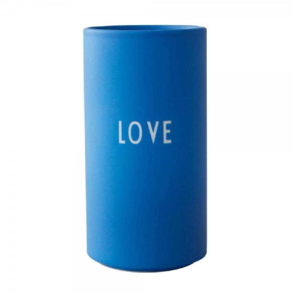 Letters Love Design (11cm) Favourite Vase Blau Dekovase