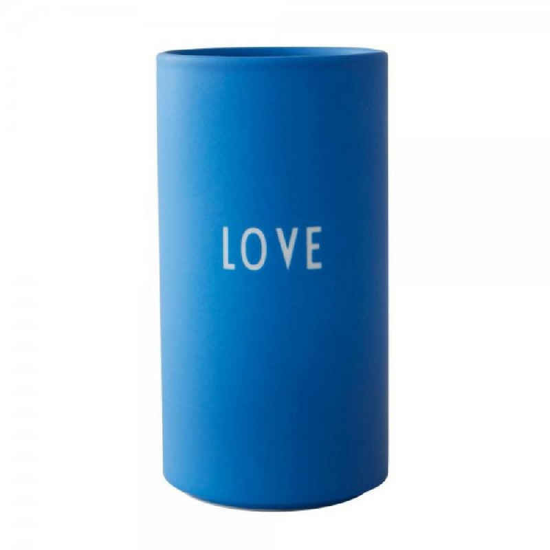 Design Letters Dekovase »Favourite Vase Love Blau (11cm)«