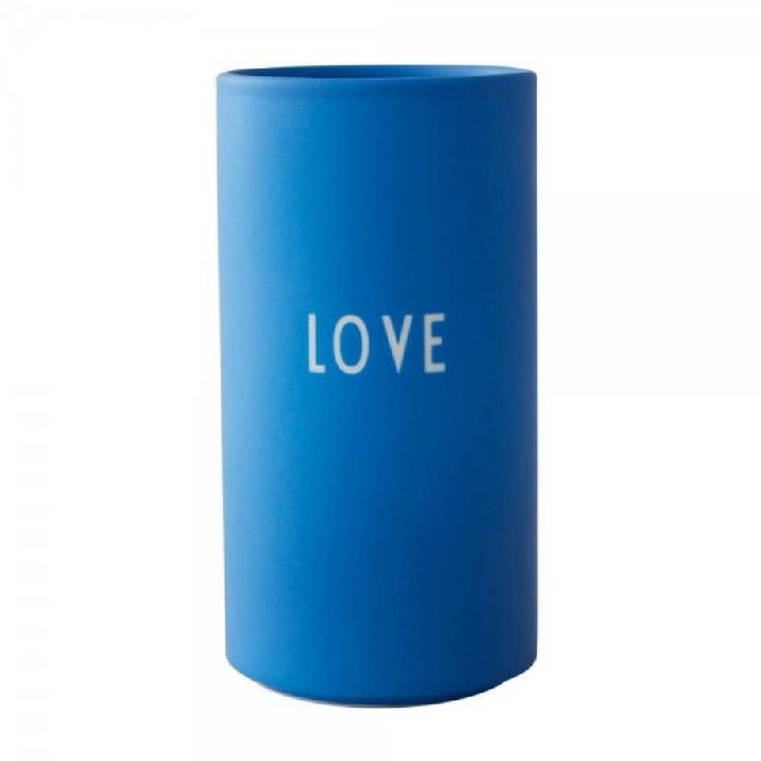 Design Letters Dekovase Favourite Vase Love Blau (11cm)
