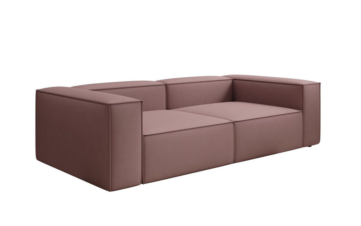 Luxusbetten24 Sofa Designer Sofa Lesley 3 Sitzer, mit Stoffbezug
