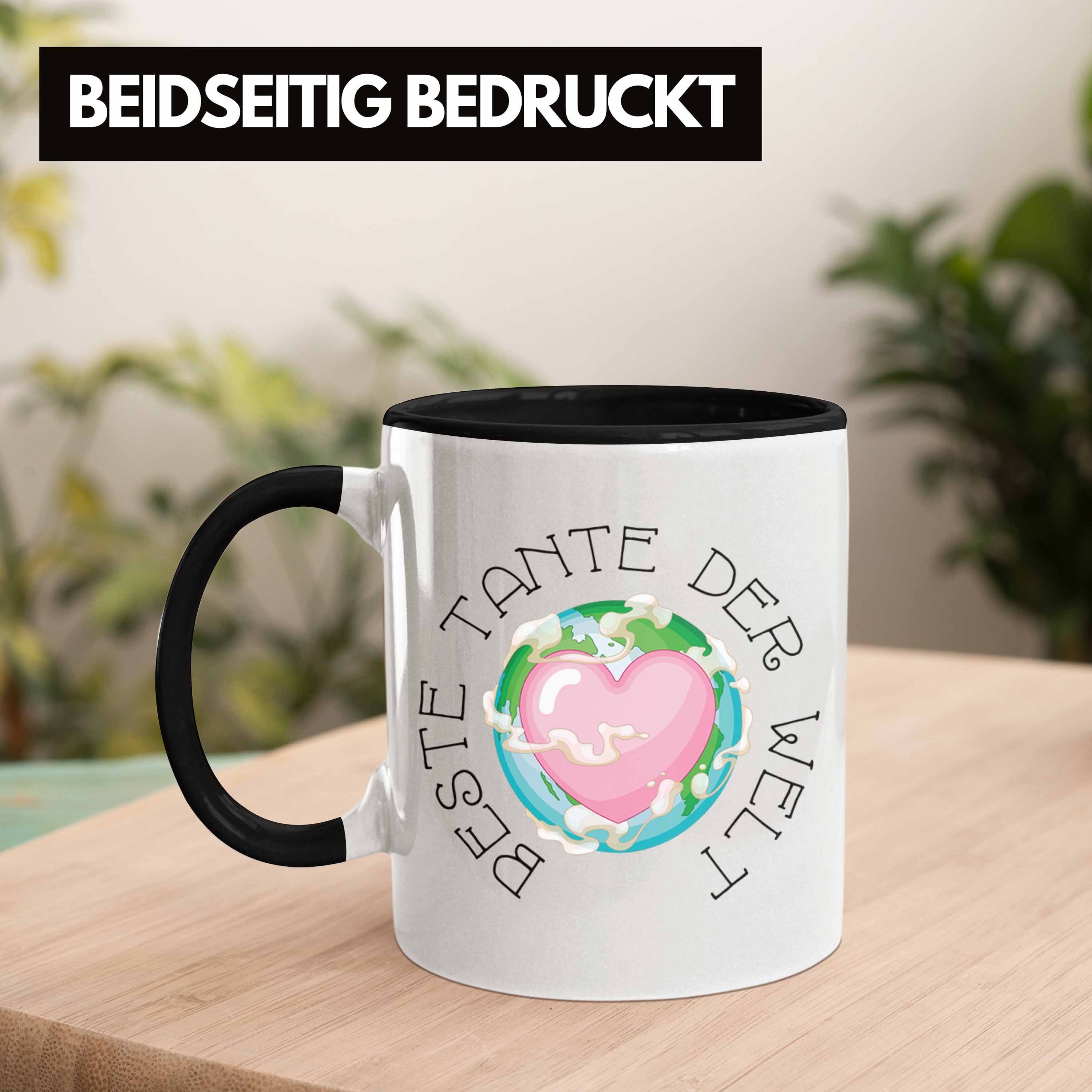 Trendation Schwarz Geschenk von - Trendation Nichte Tasse Hier Welt Weihnachten Geschenkideen Lieblingstante Bin Der Ich Lustig Beste Tasse Geburtstag Tante