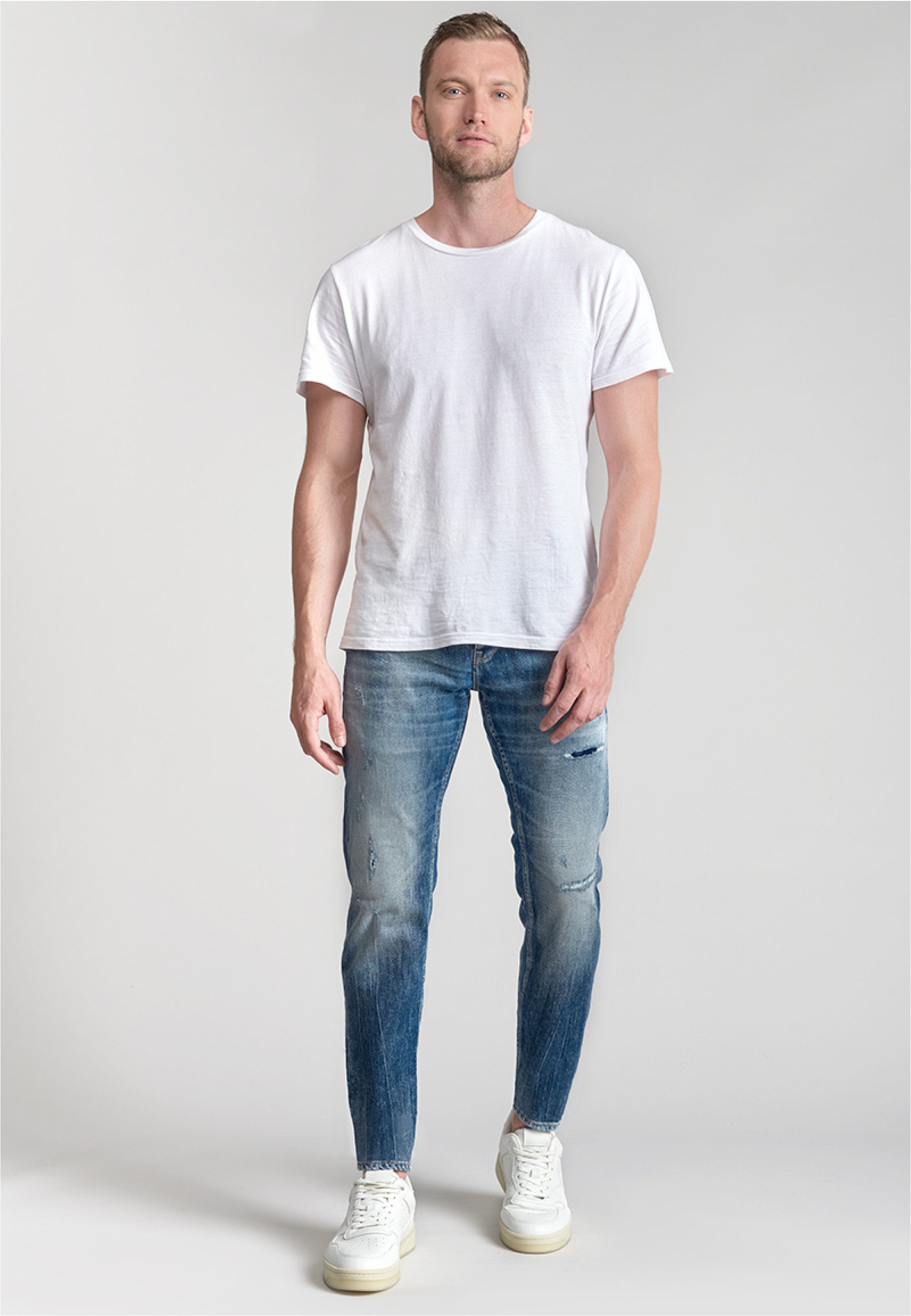 Le Temps Des Cerises Bequeme Jeans 700/11 mit leichten Destroyed-Elementen günstig online kaufen