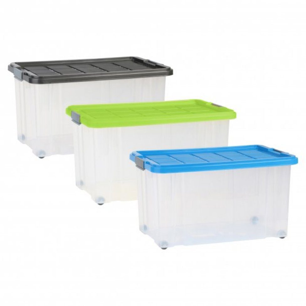 axentia Aufbewahrungsbox Unibox 60 x 40 x 34 cm 55 l Deckel Roll. 235874 (1 günstig online kaufen