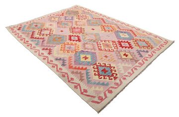 Orientteppich Kelim Afghan 181x245 Handgewebter Orientteppich, Nain Trading, rechteckig, Höhe: 3 mm