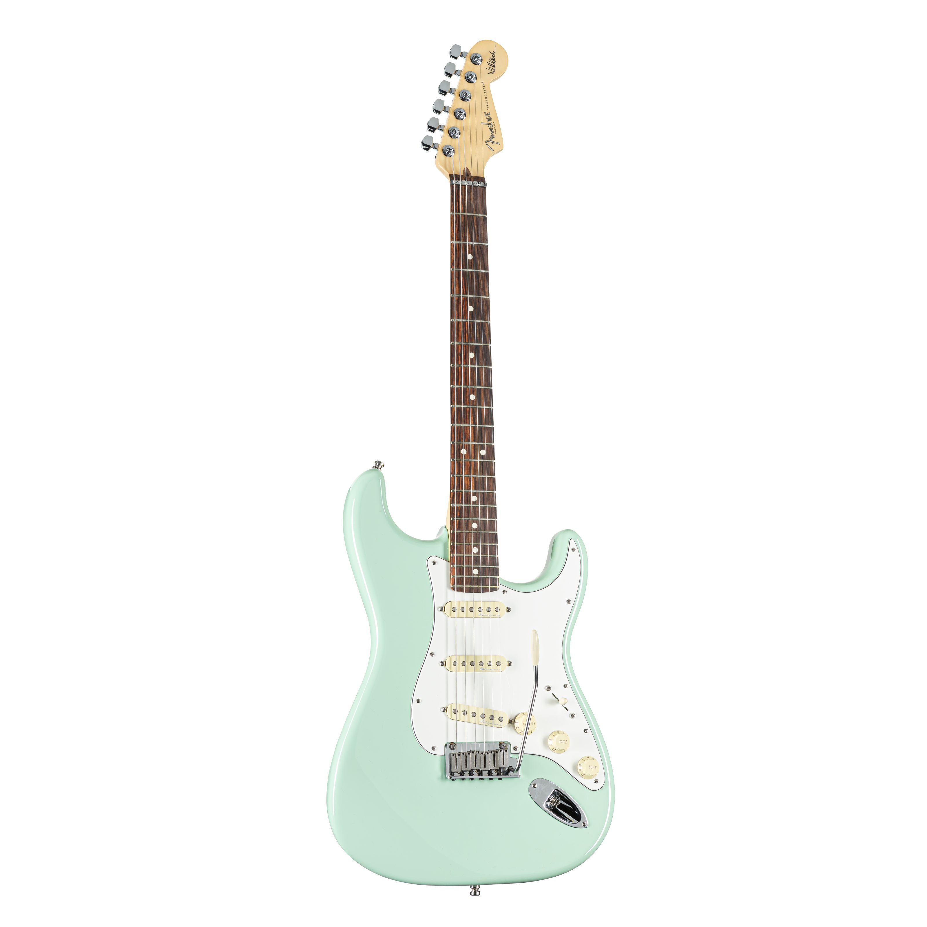 Fender E-Gitarre, Электрогитары, ST-Modelle, Jeff Beck Stratocaster Surf Green - E-Gitarre