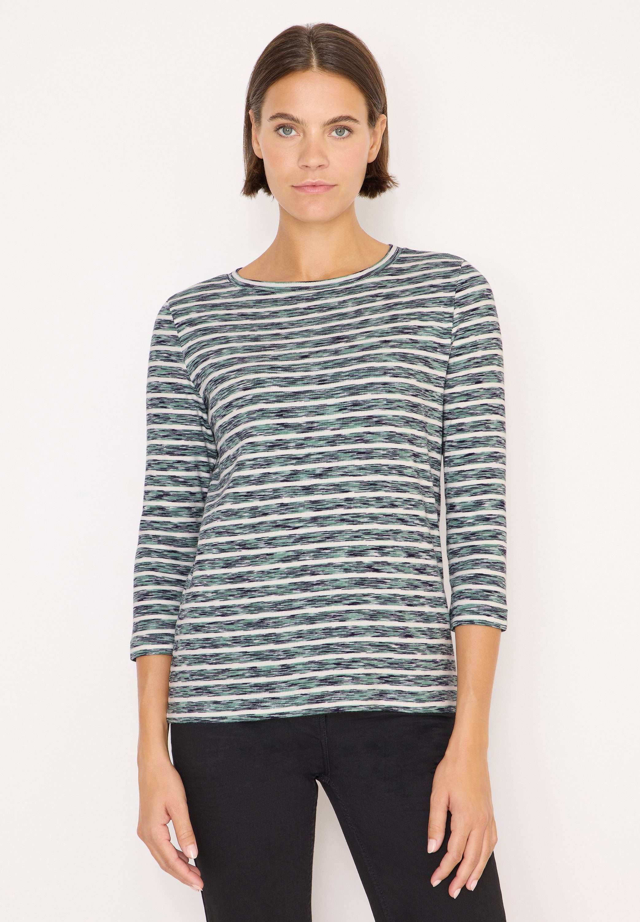 CECIL 3/4-Arm-Shirt aus Baumwolle mit Stretchante günstig online kaufen