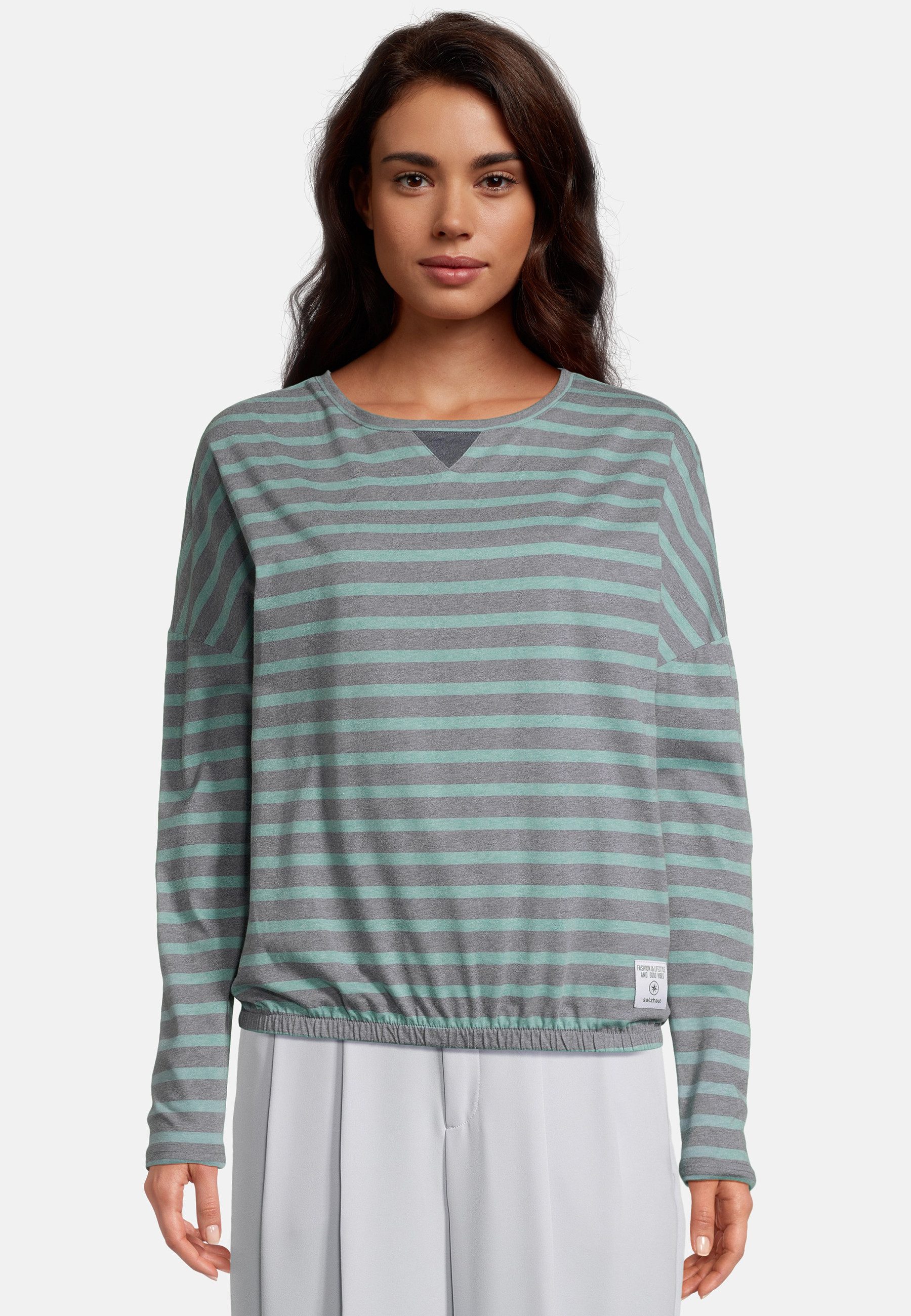 salzhaut Longsleeve INGMARIE Damen Leicht tailliert Longsleeve Damen – gemütlich, frech, Küsten-Style pur!