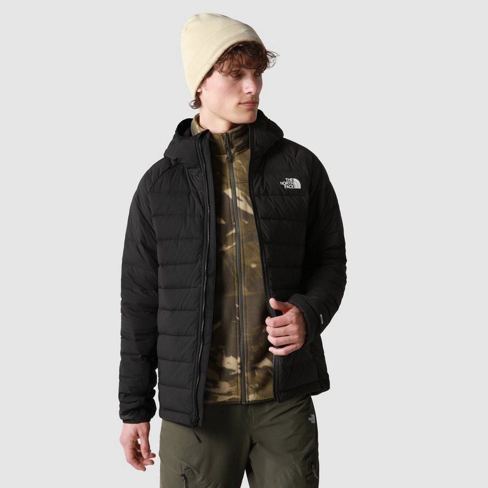 The North Face Daunenjacke M BELLEVIEW STRETCH DOWN HOODIE mit Logodruck