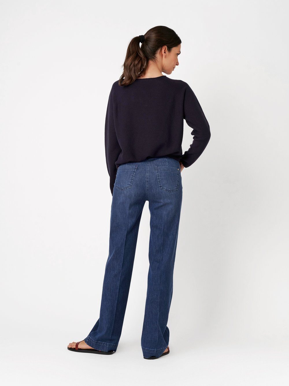 TONI Weite Jeans Jenny Wide mit sportivem Bund
