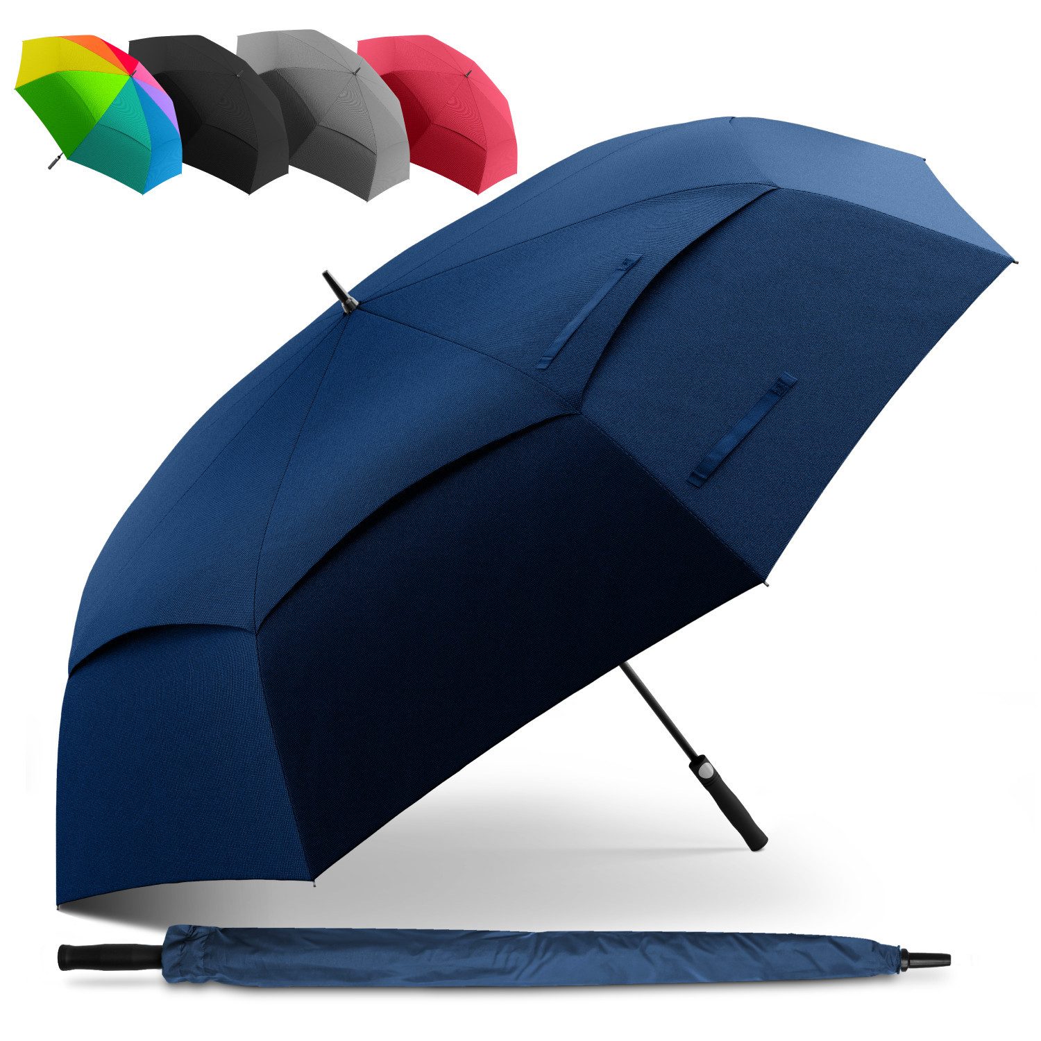 Styngard Golfregenschirm BELFAST, XXL Regenschirm Groß für 2 Personen