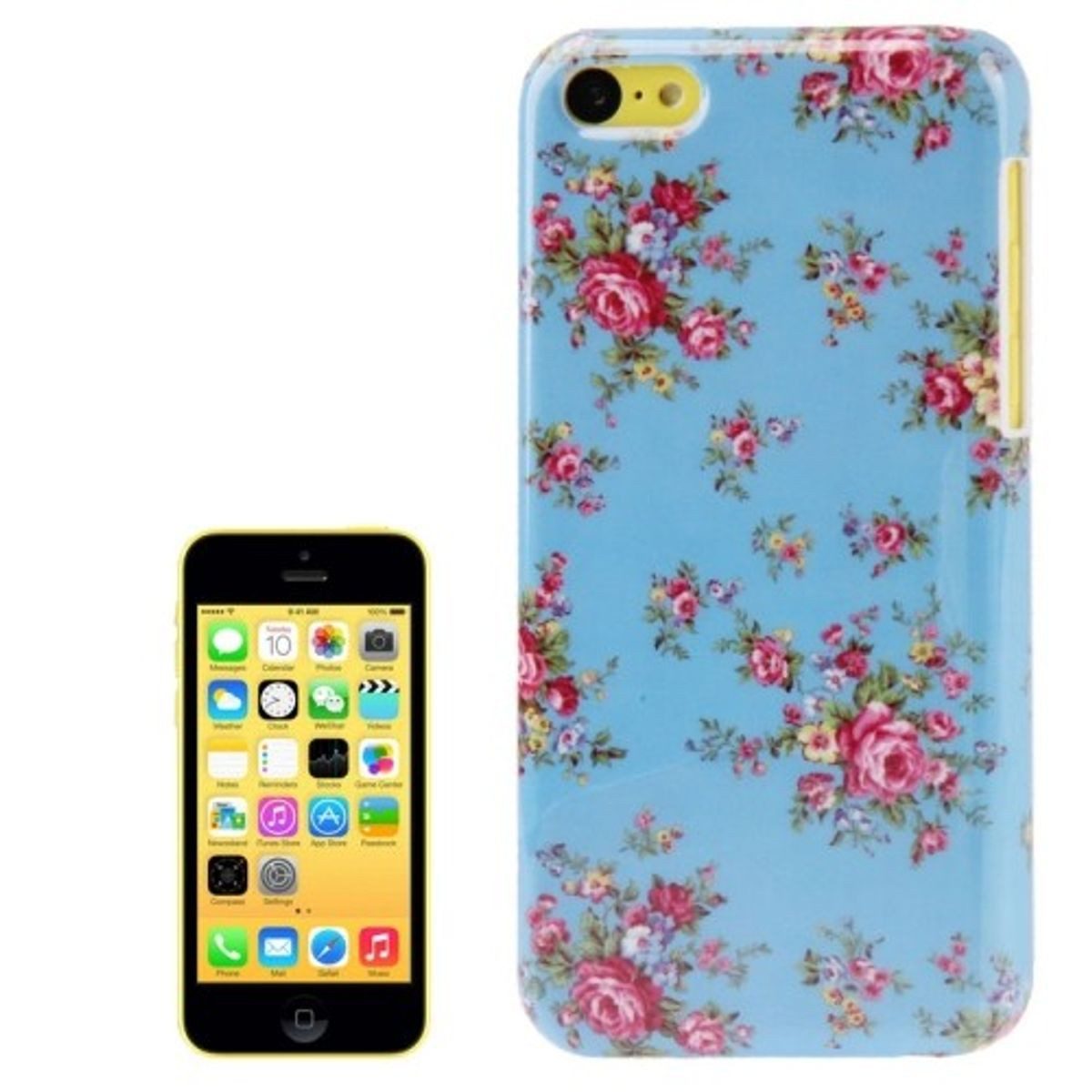 König Design Handyhülle Apple iPhone 5c, Apple iPhone 5c Handyhülle Backcover Mehrfarbig