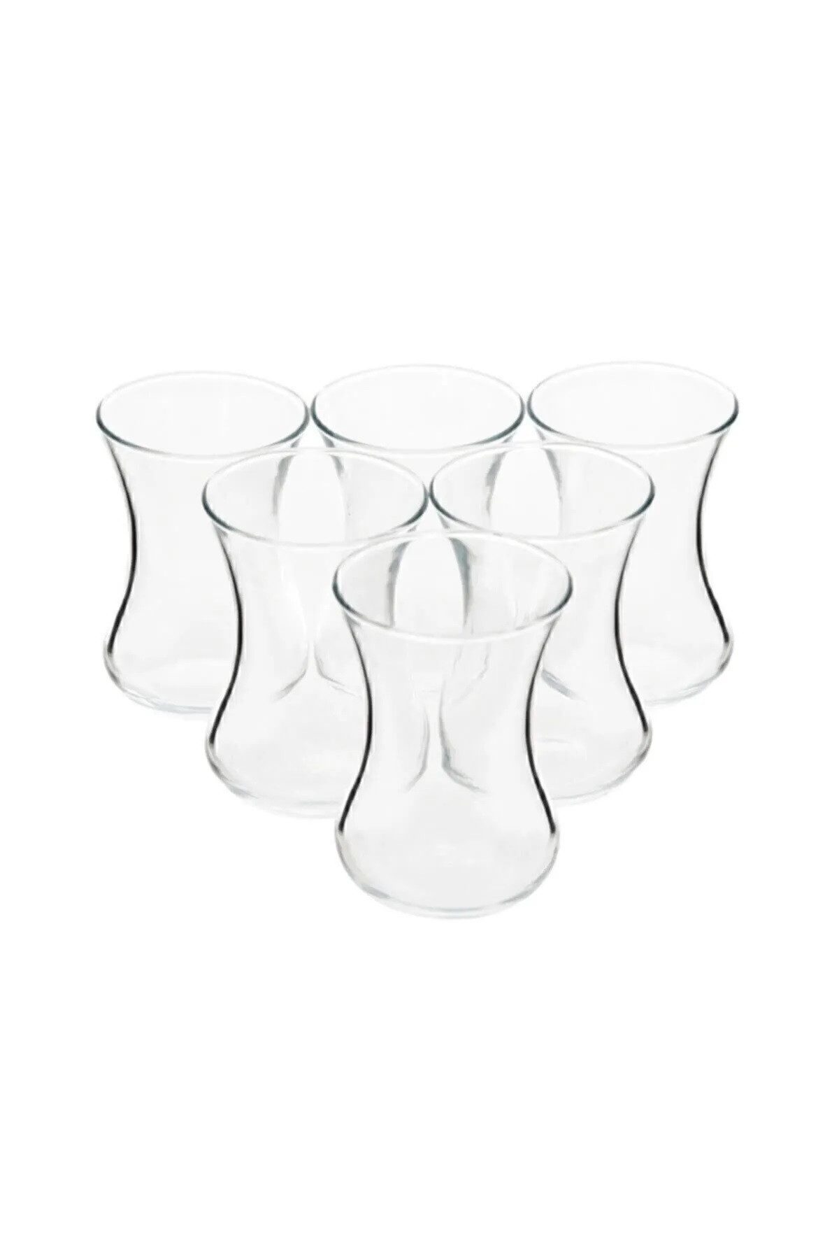 Pasabahce Teeglas Vefa Grosse türkische Teegläser 130 ml, orientalisches Teeglas 6 Stück, 6-tlg.