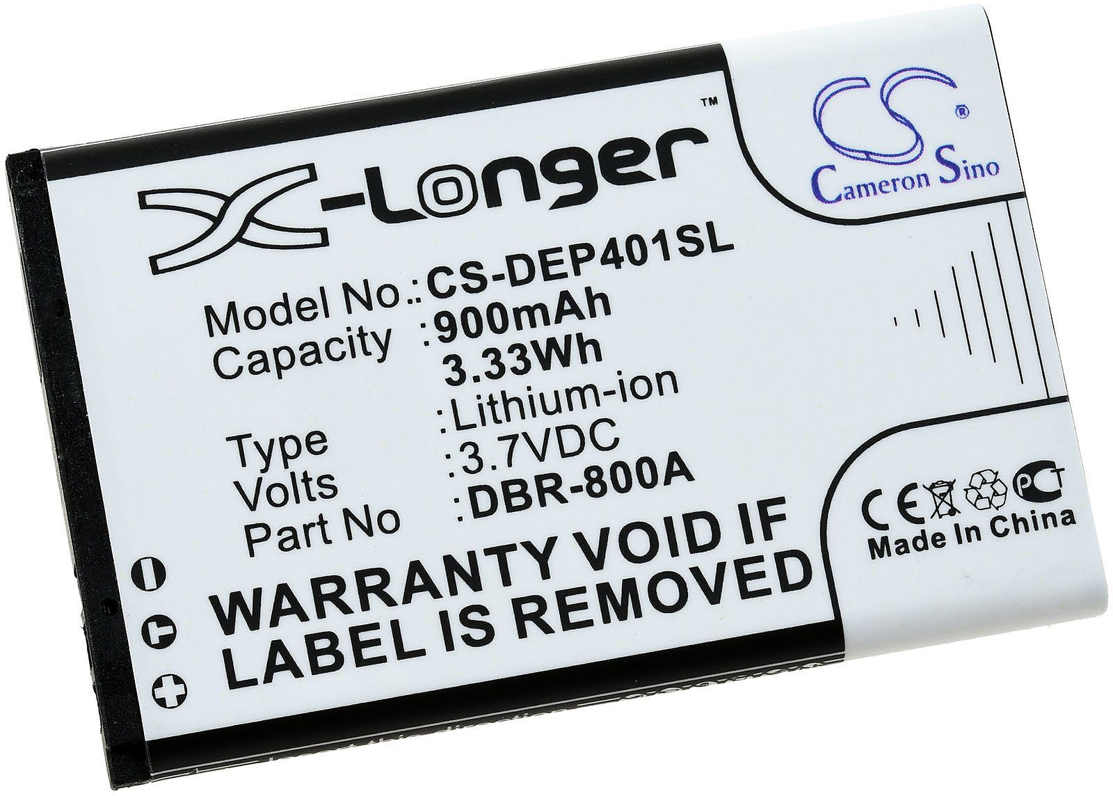 Powery Akku für Doro 6520, 6530 Handy-Akku 900 mAh (3.7 V)