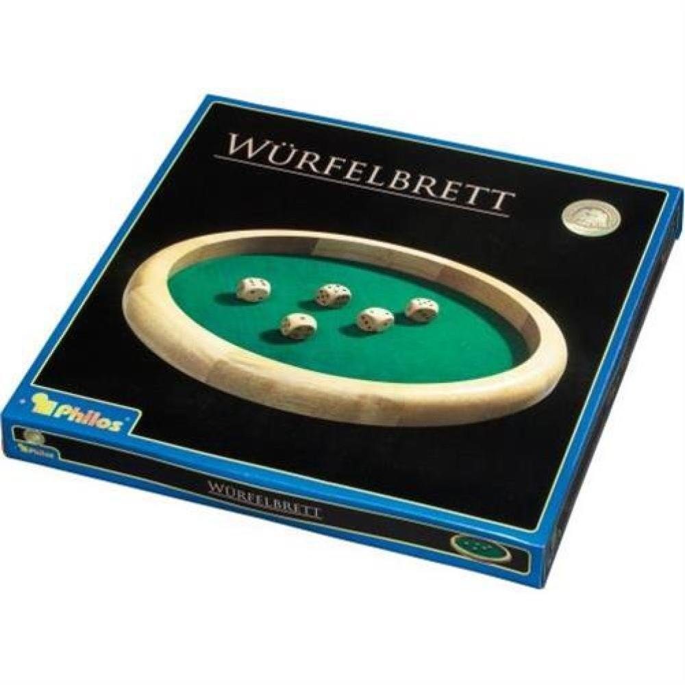 Philos Spiel Würfelbrett, extra groß inkl. Würfel