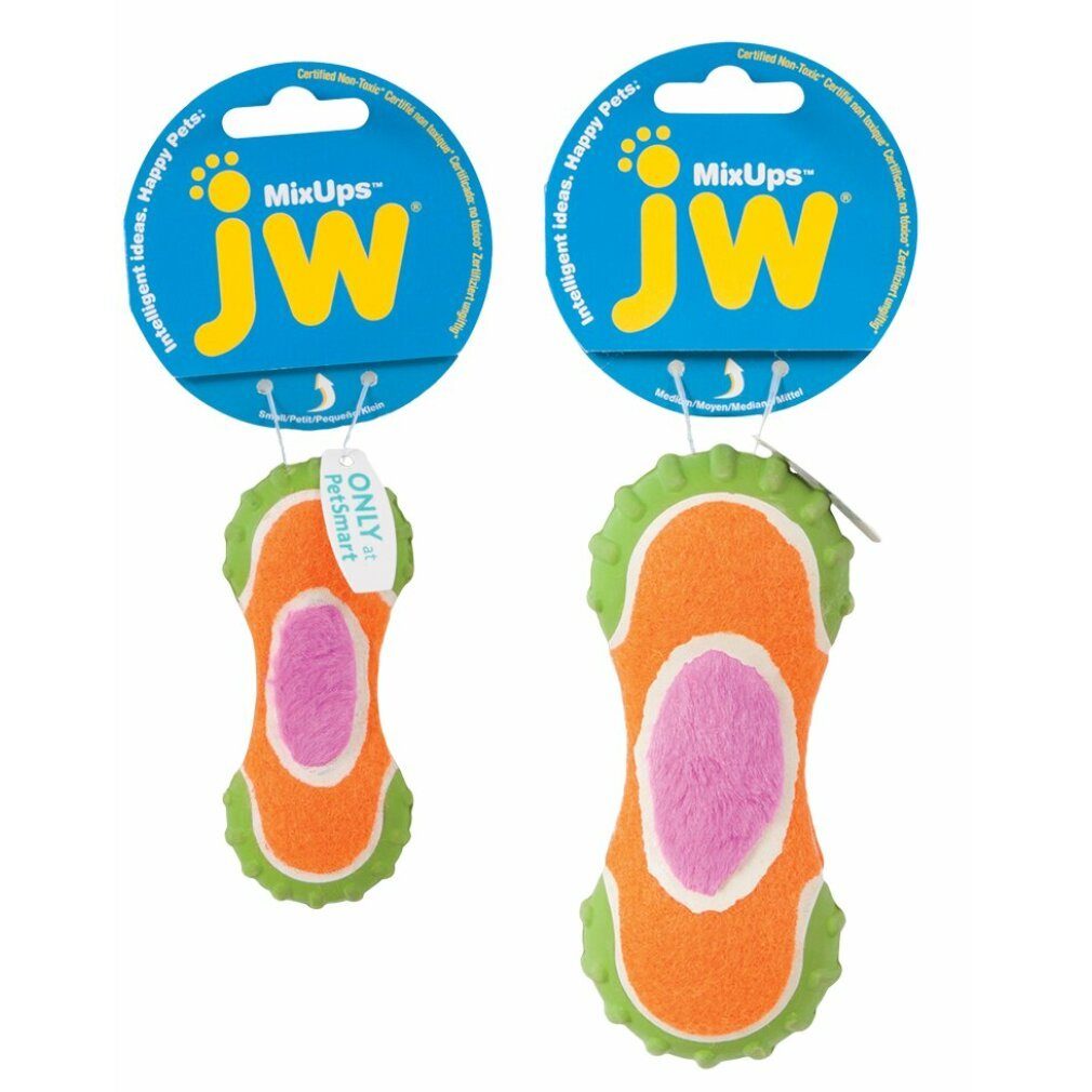 Tierball JW Mixups Ribbed Barbell M 14 cm