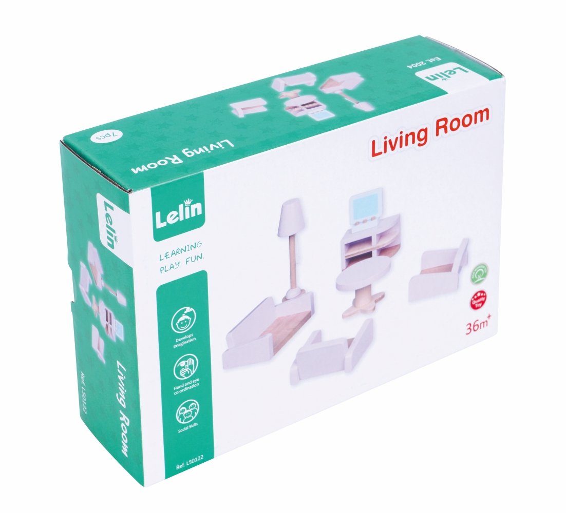 Lelin Puppenhausmöbel 50122 Holz - Puppenmöbel / Puppenhausmöbel / Wohnzimm günstig online kaufen