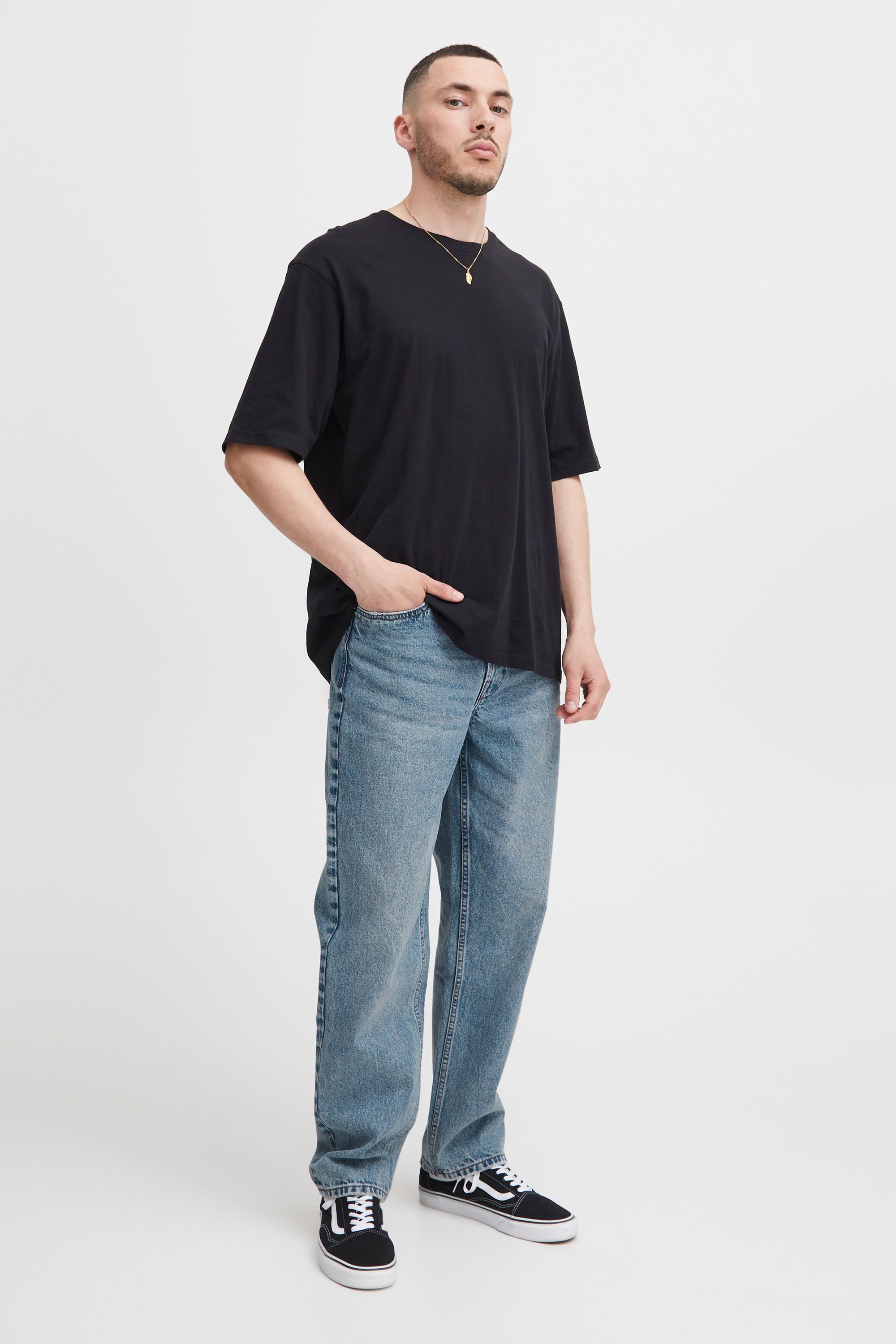 !Solid 5-Pocket-Jeans SDHoffmann 5-Pocket Jeans mit weitem Bein - Owen Fit