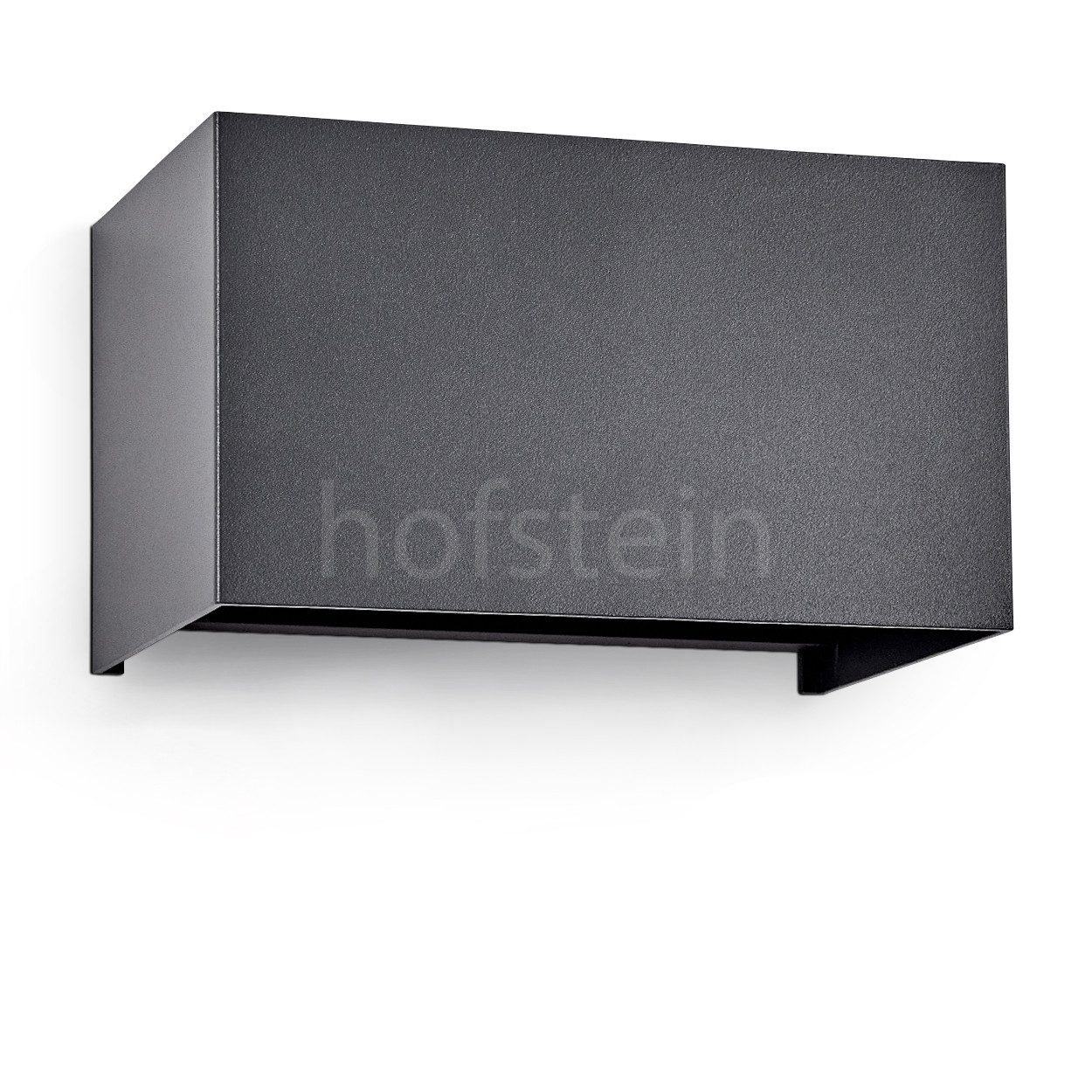 hofstein Außen-Wandleuchte Wandlampe aus Metall in Anthrazit, LED fest inte günstig online kaufen