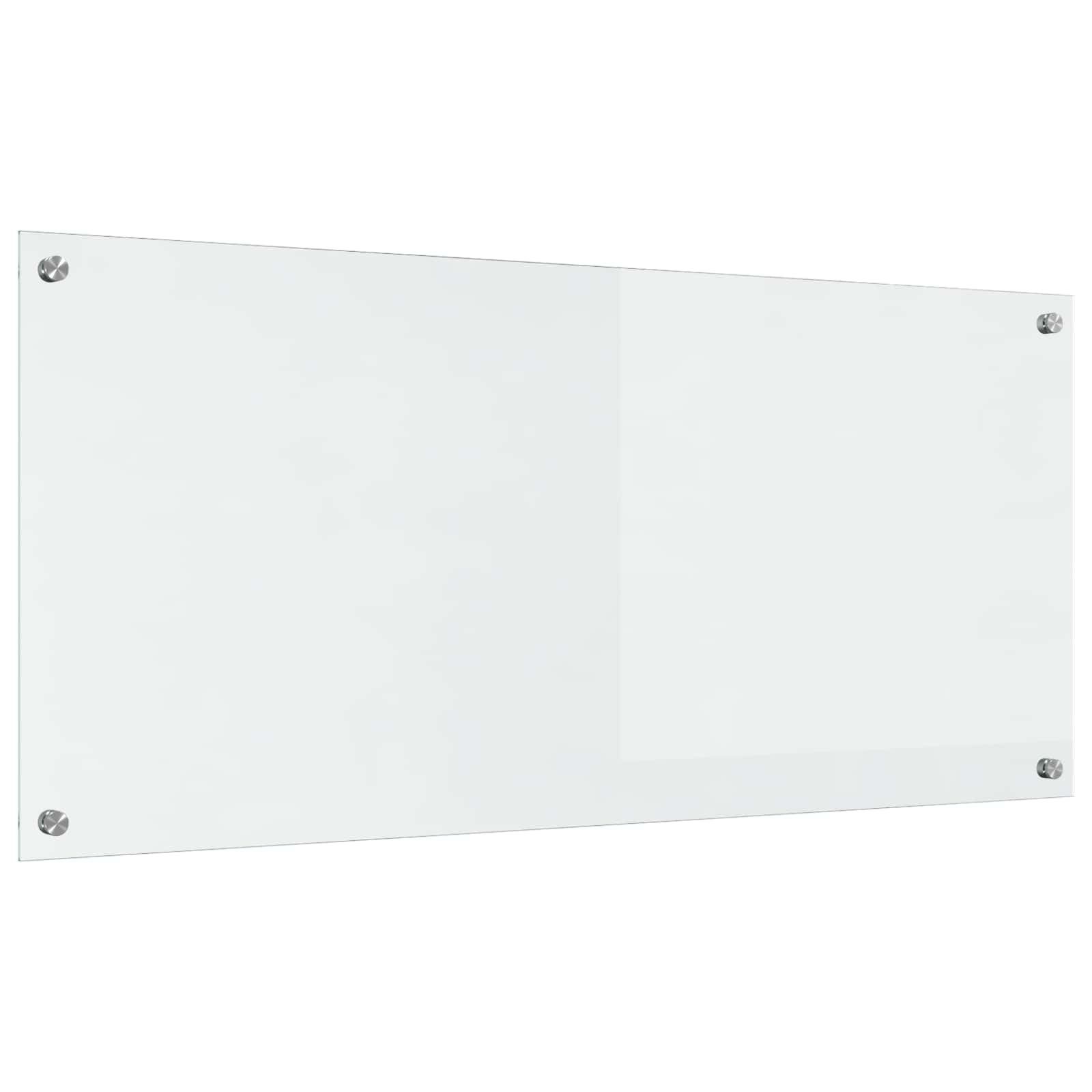 vidaXL Küchenrückwand Küchenrückwand Transparent 110 x 50 cm Gehärtetes Glas, (1-tlg)