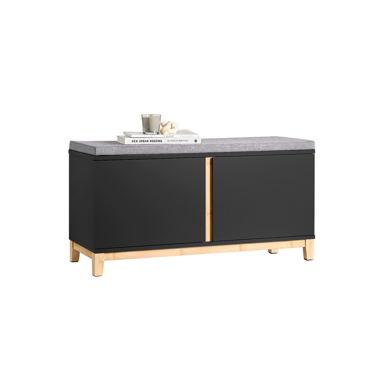 SoBuy Schuhbank FSR117, Schuhtruhe Sitzkommode Schuhregal mit sitzbank Sitz günstig online kaufen