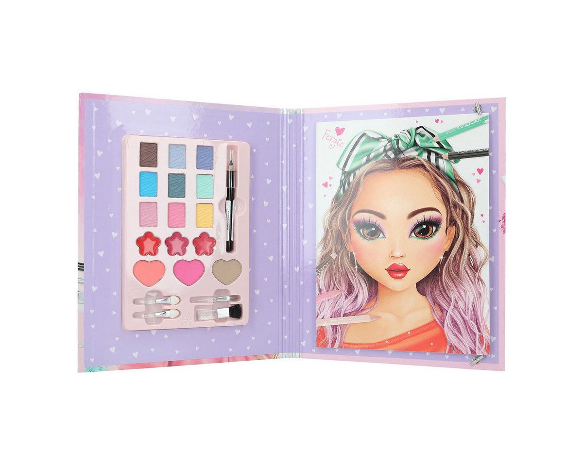 Thumbnail - Depesche Malvorlage TOPModel Make Up Creative Studio Mappe Malbuch mit MakeUp