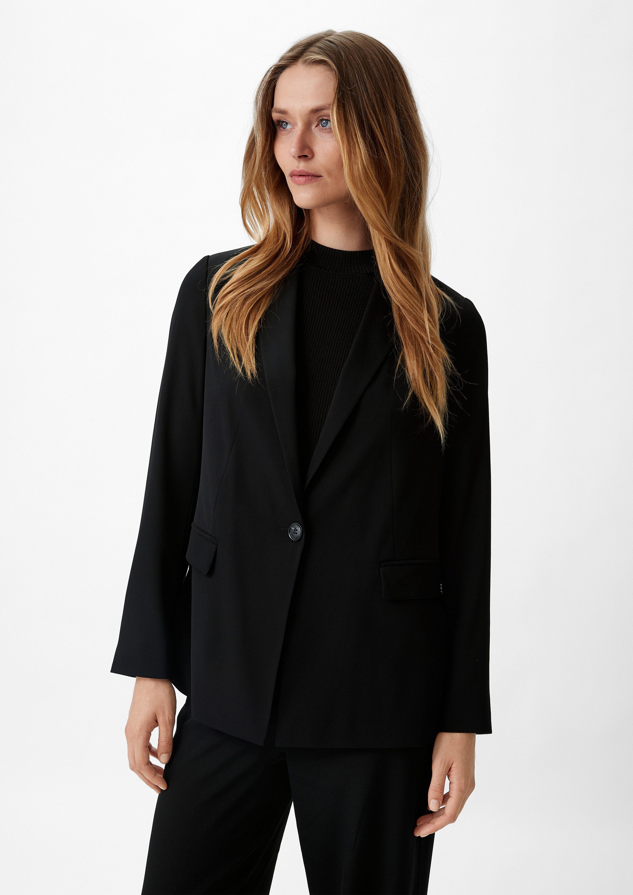 comma Jackenblazer Indoor-Blazer Travel-Blazer mit Seitenschlitzen günstig online kaufen