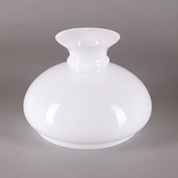 Home4Living Lampenschirm Petroleumglas Lampenglas Ø 200mm Weiß, Dekorativ