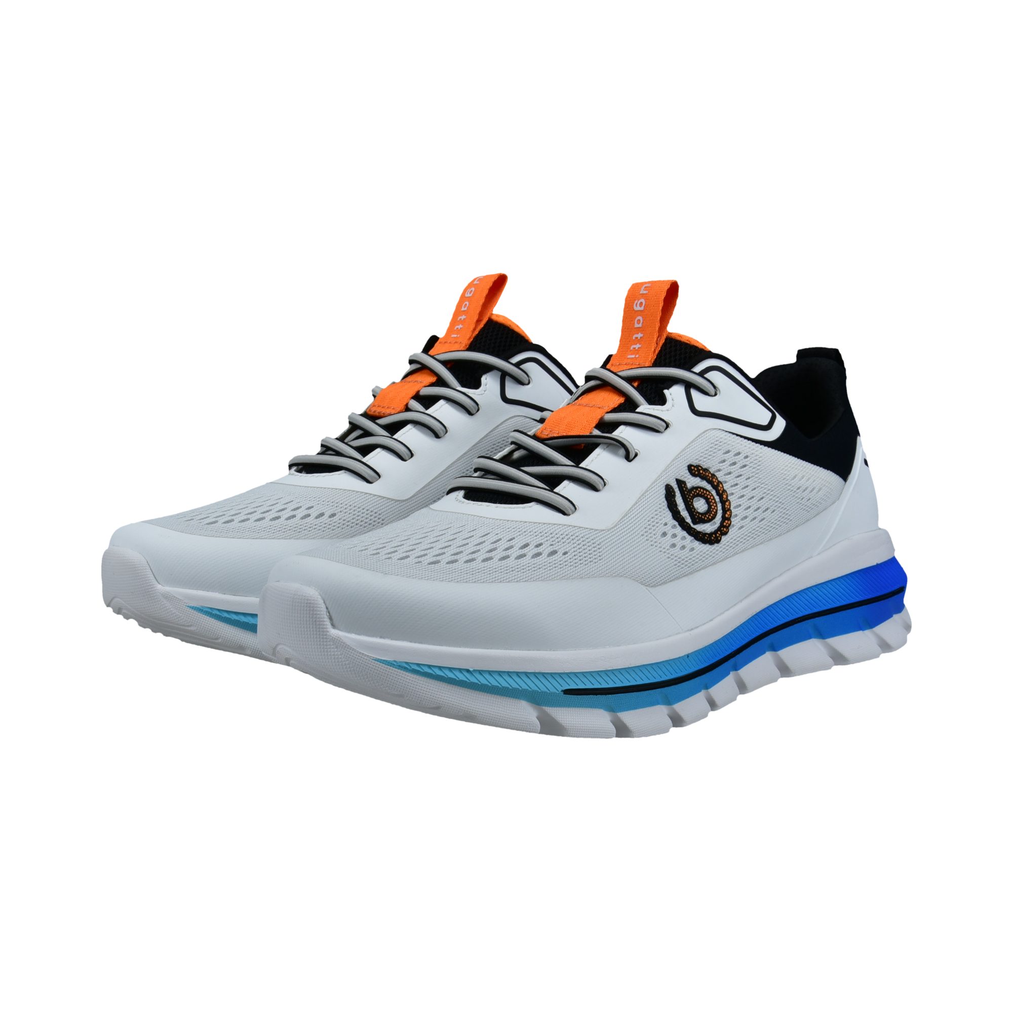 bugatti Sneaker Freizeitschnürer, Halbschuh im Materialmix