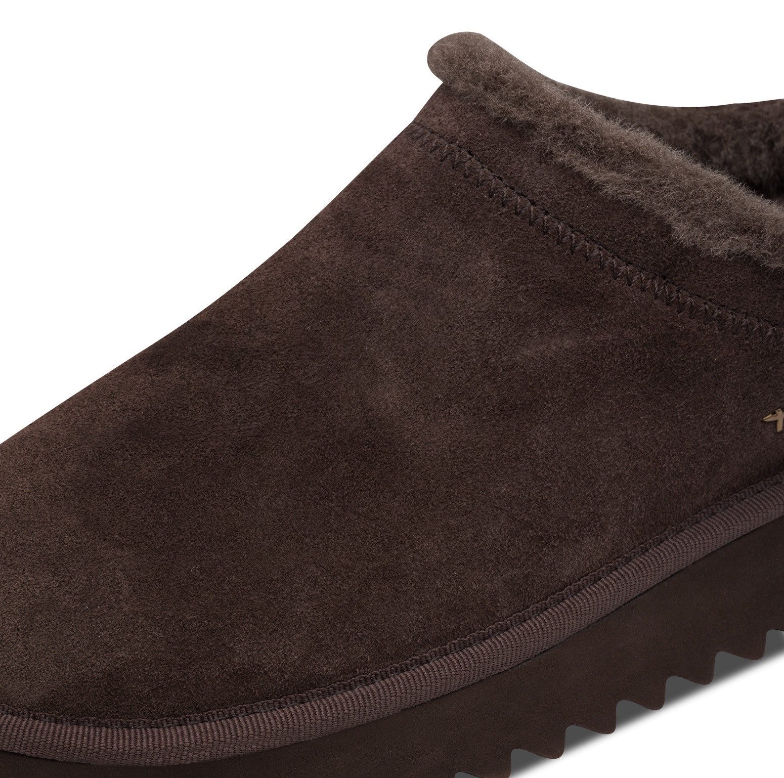 Tamaris Hausschuh, Clogs, Bequemschuh mit Fellimitat-Kragen