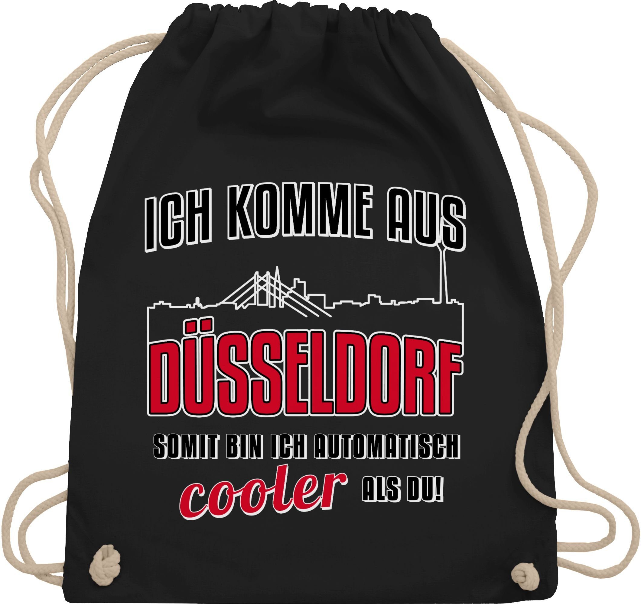 Shirtracer Turnbeutel Ich komme aus Düsseldorf, Stadt und City Outfit