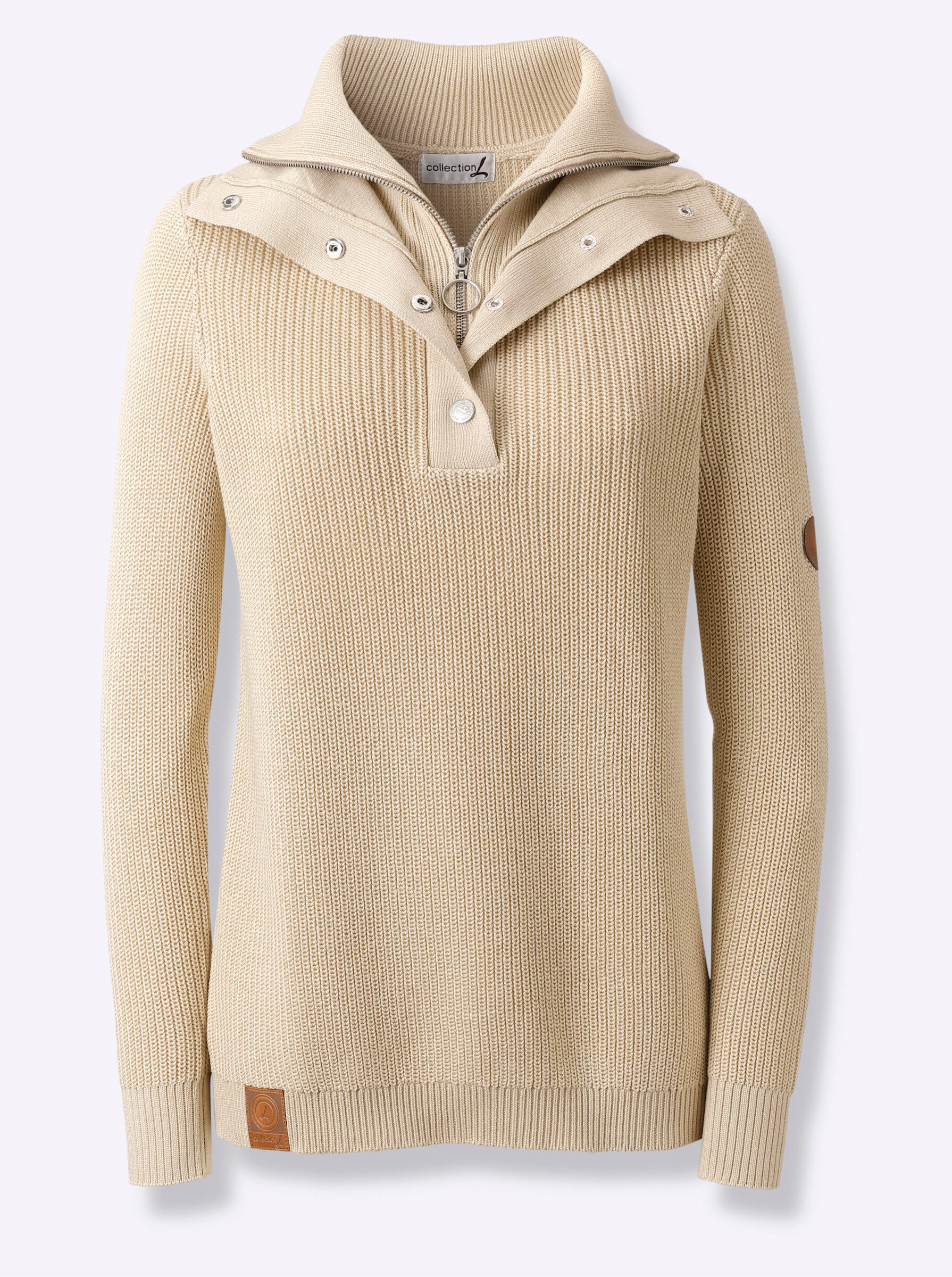 Witt Strickpullover Troyer-Pullover