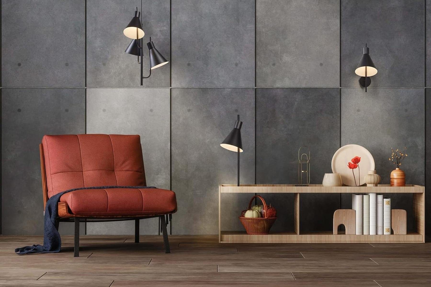 Ledvance LED Wandleuchte Ledvance DECOR Tokio Wall Wandleuchte, schwarz, 5W, 420lm, Warmweiß, Energieeffizient