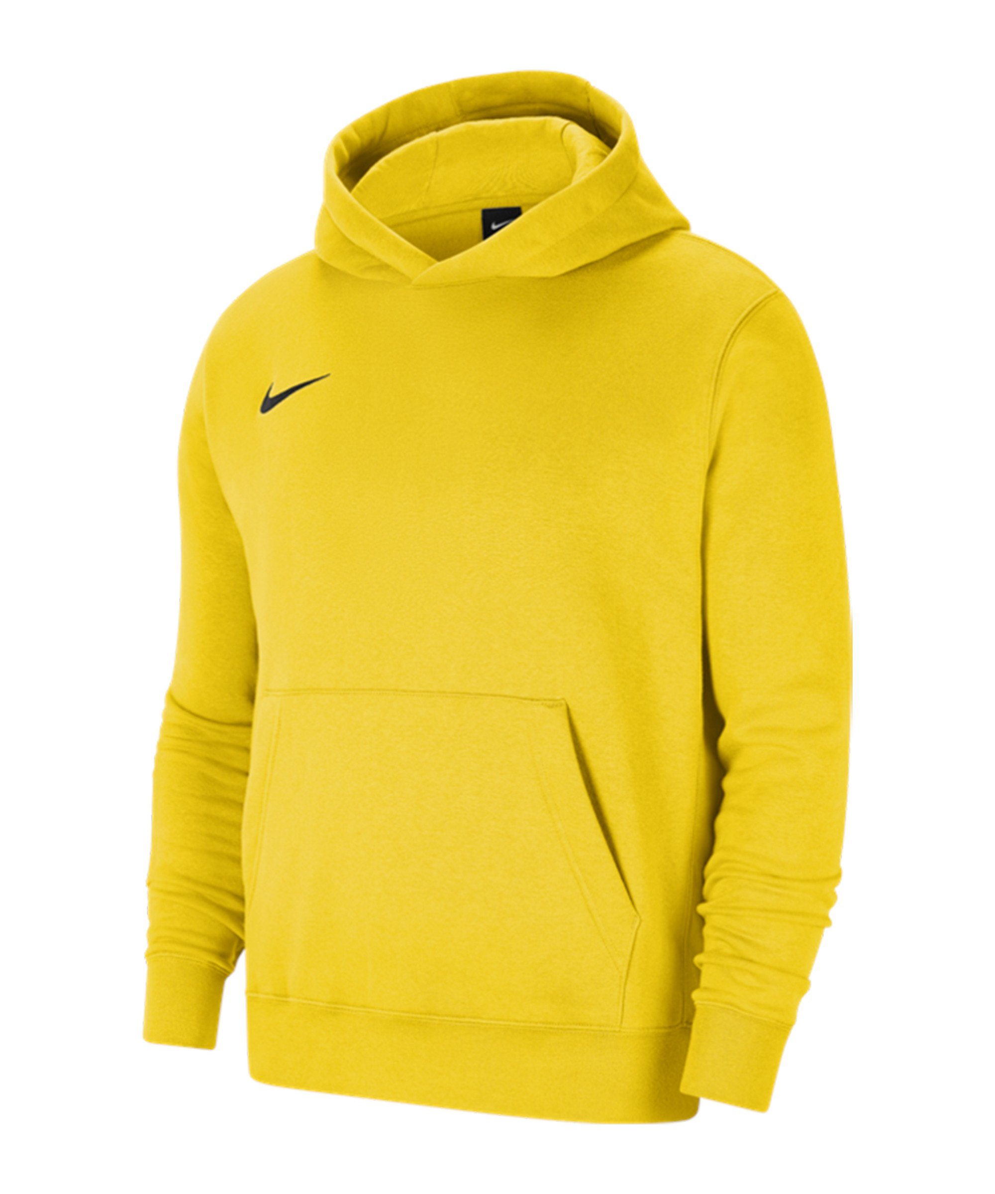 Nike Sweatshirt Park 20 Fleece Hoody Kids gelbschwarz