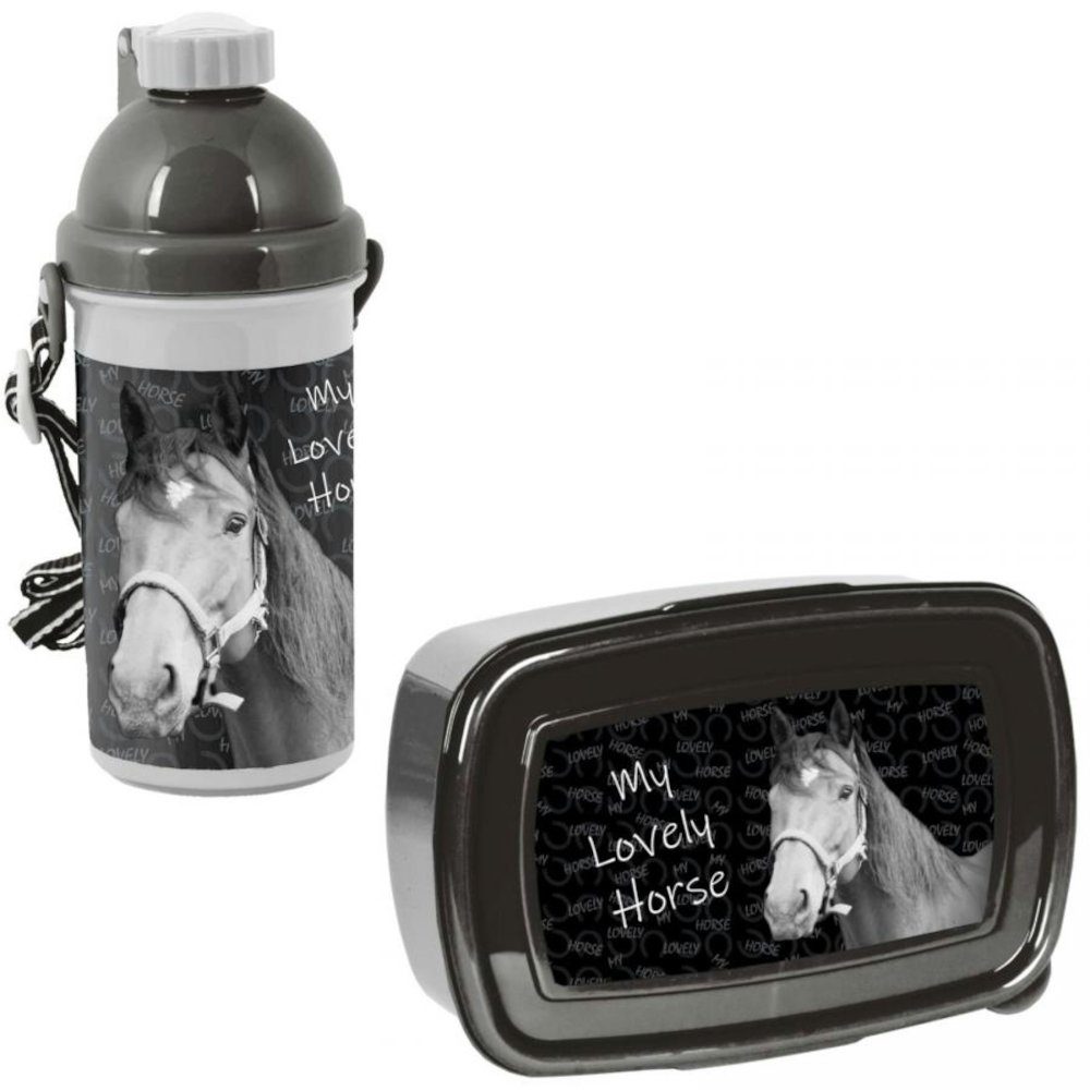 PASO Lunchbox, PP, PE, KINDER PAUSEN-SET 2-TEILIG - PFERD -