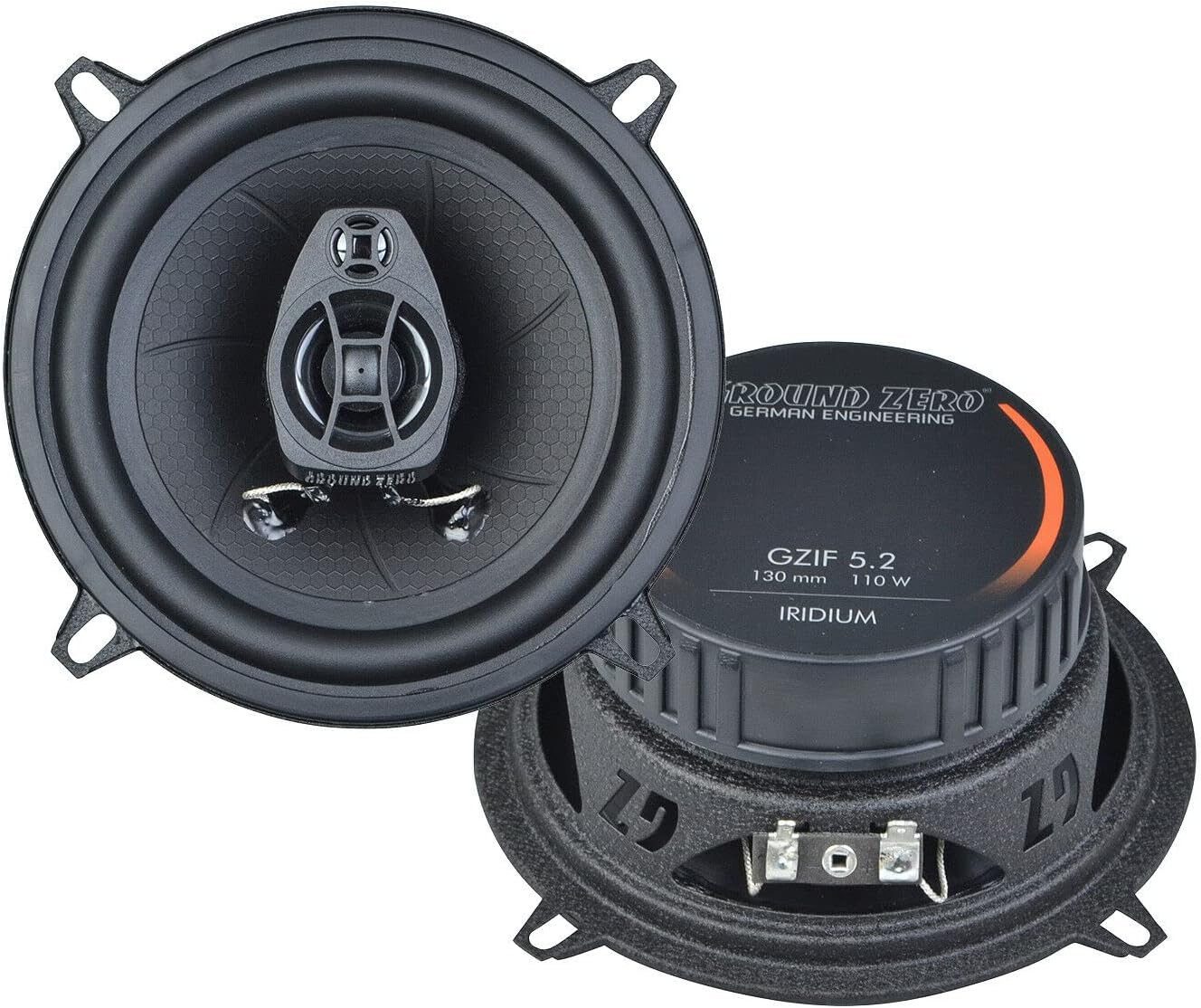 Ground Zero GZIF 5.2-13 cm 2-Wege-Lautsprecher mit 110 Watt Auto-Lautsprecher